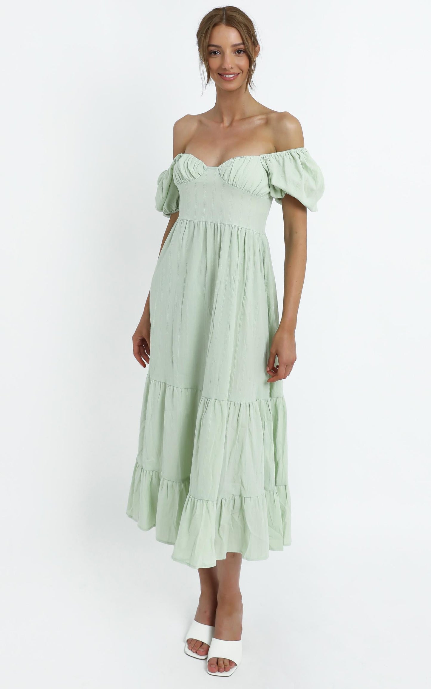 Preston Dress in Sage