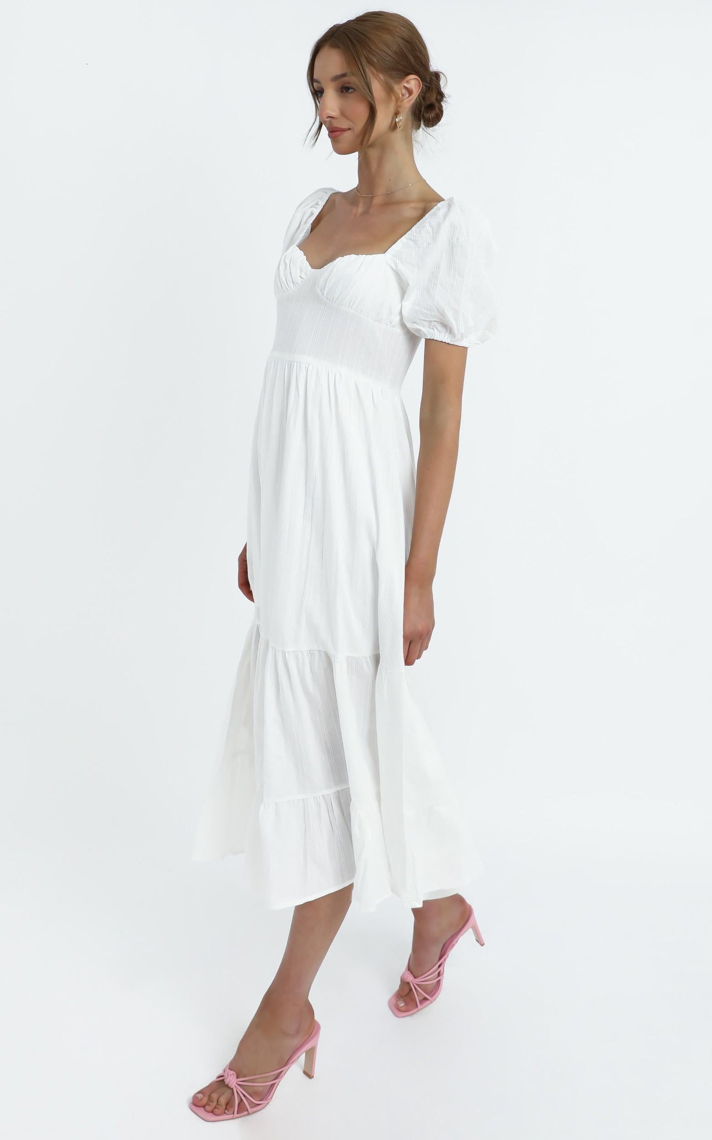 Preston Dress in White