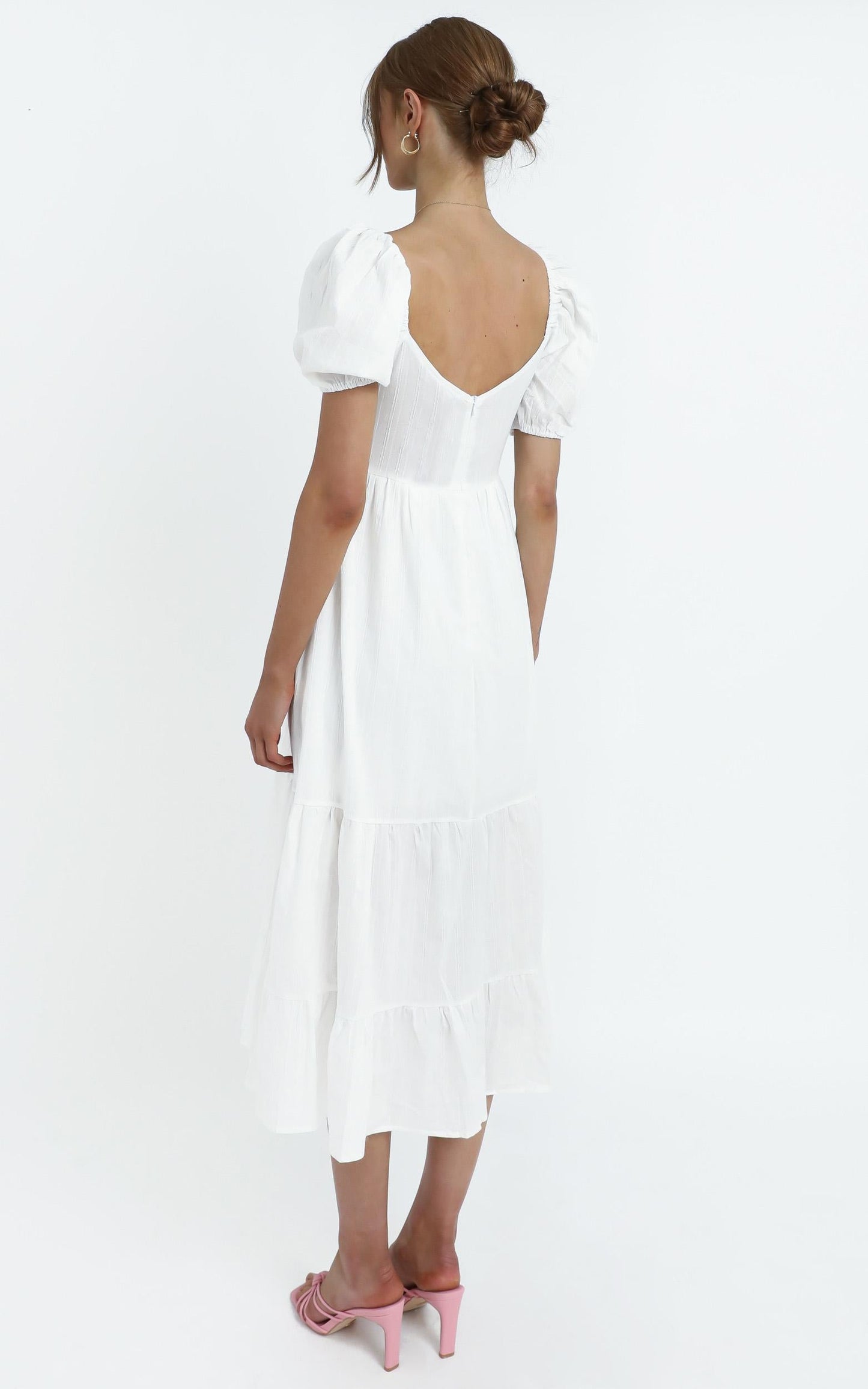 Preston Dress in White