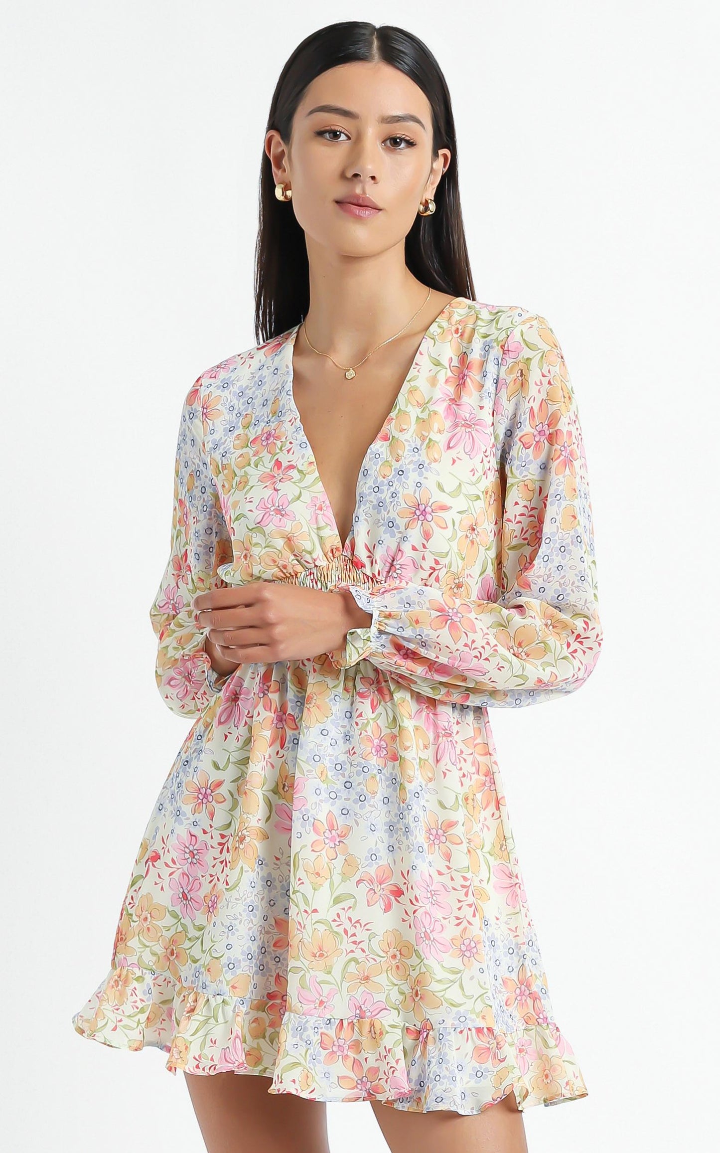 Pretty As You Dress in Multi Floral