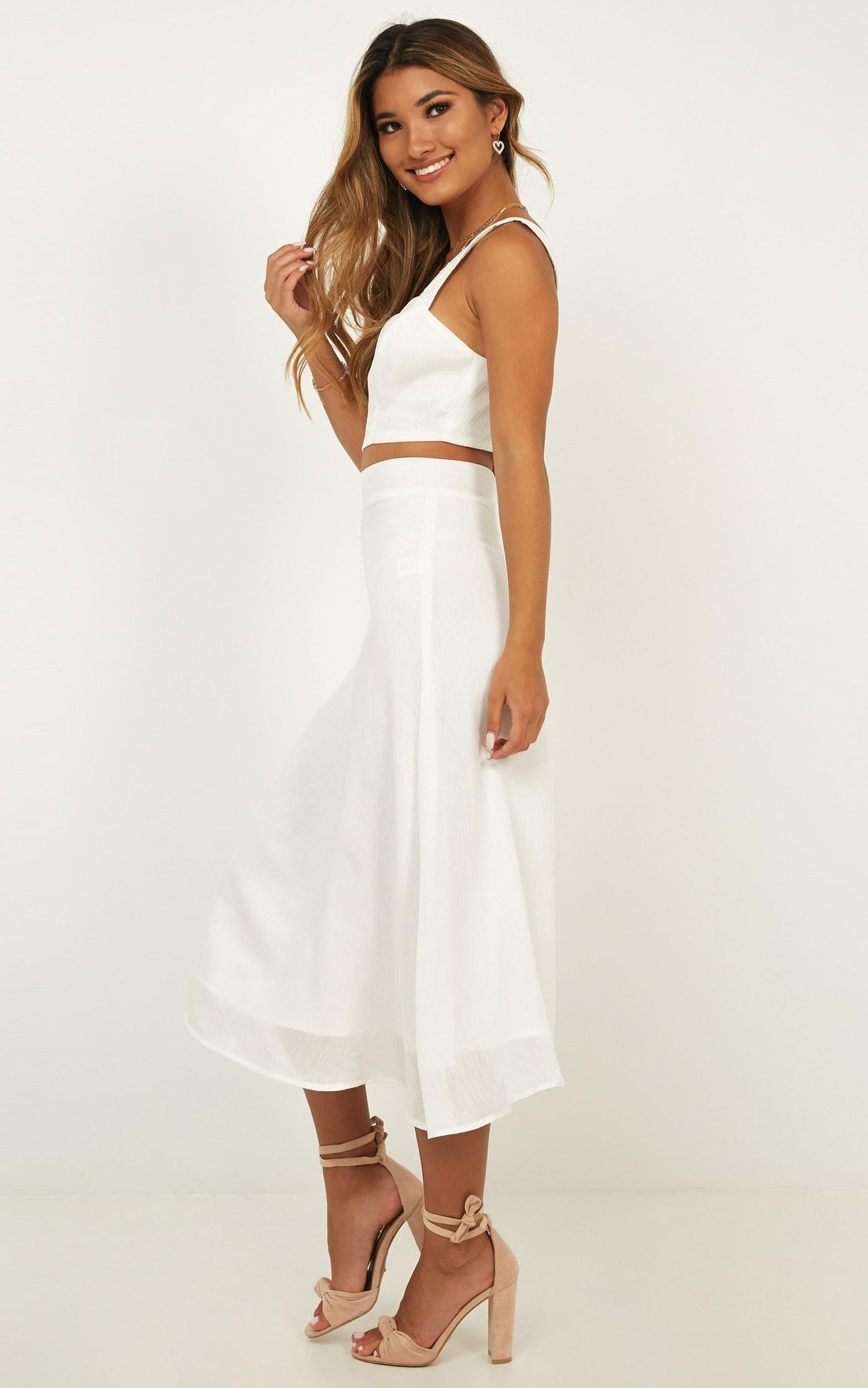 Primrose Two Piece Set In White