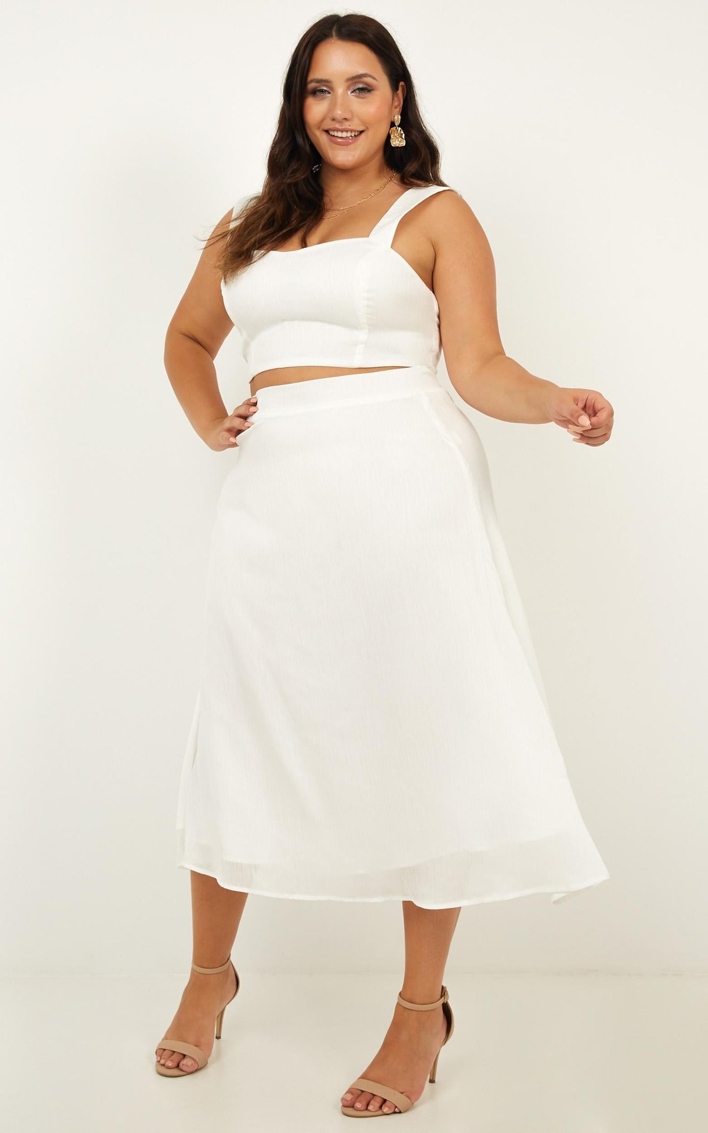 Primrose Two Piece Set In White