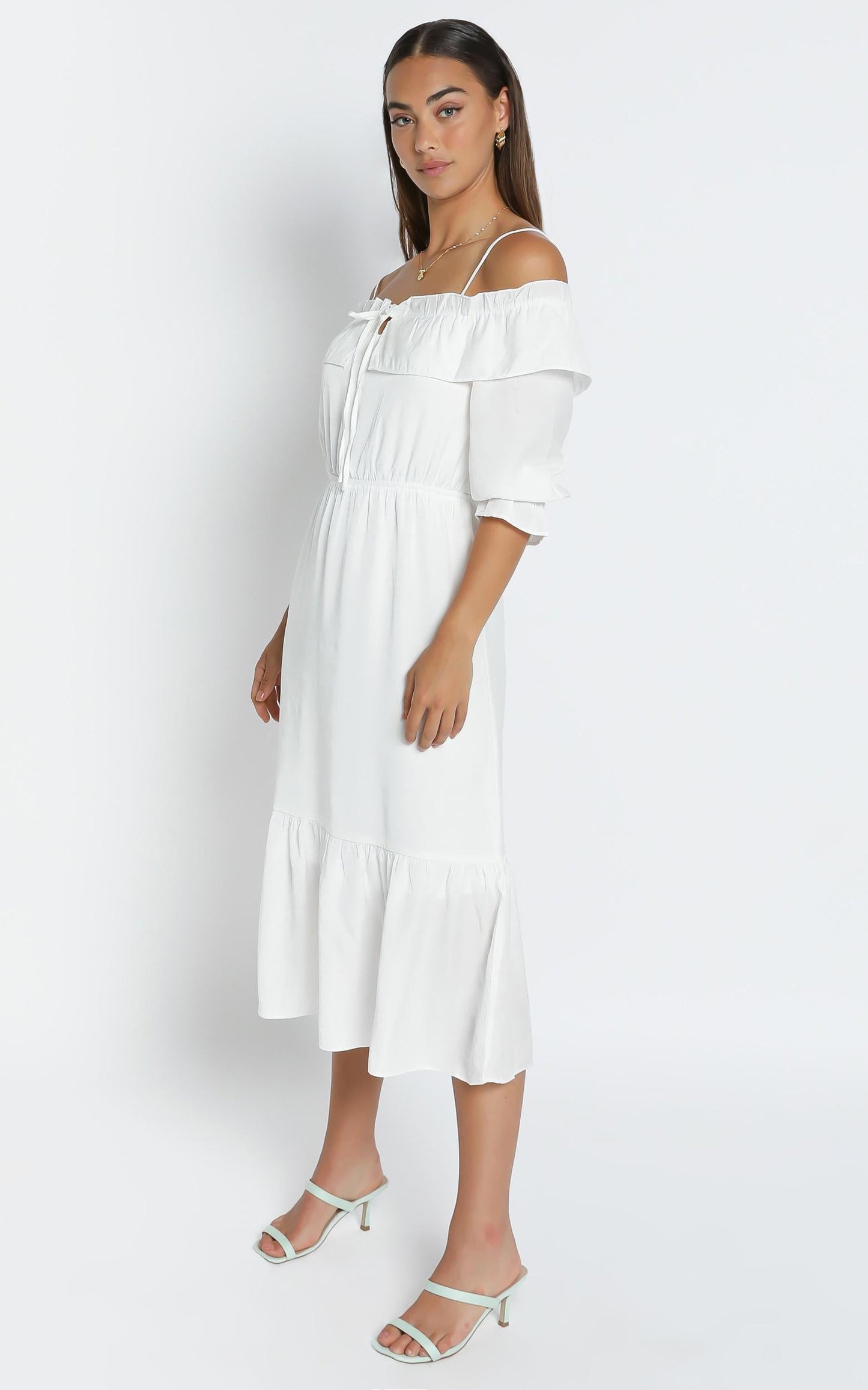 Pristine Dress in White