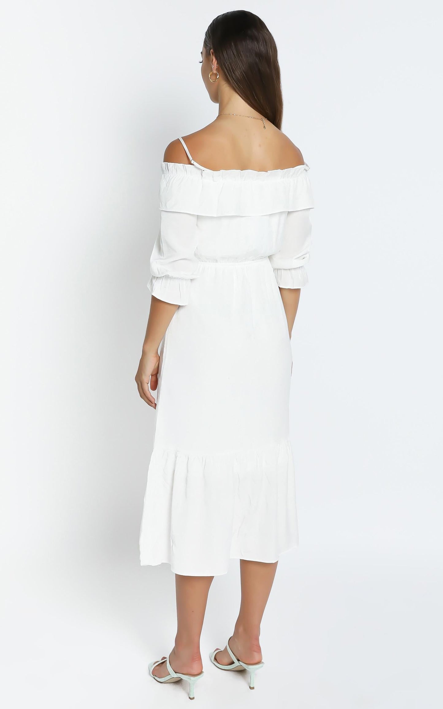 Pristine Dress in White