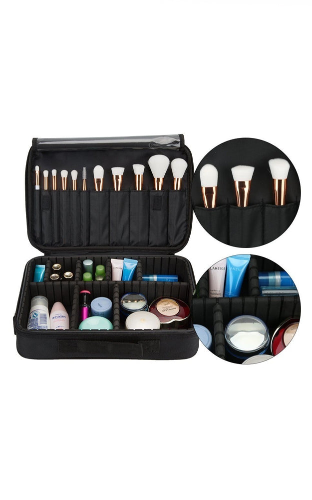 Pro Travel Makeup Case in black