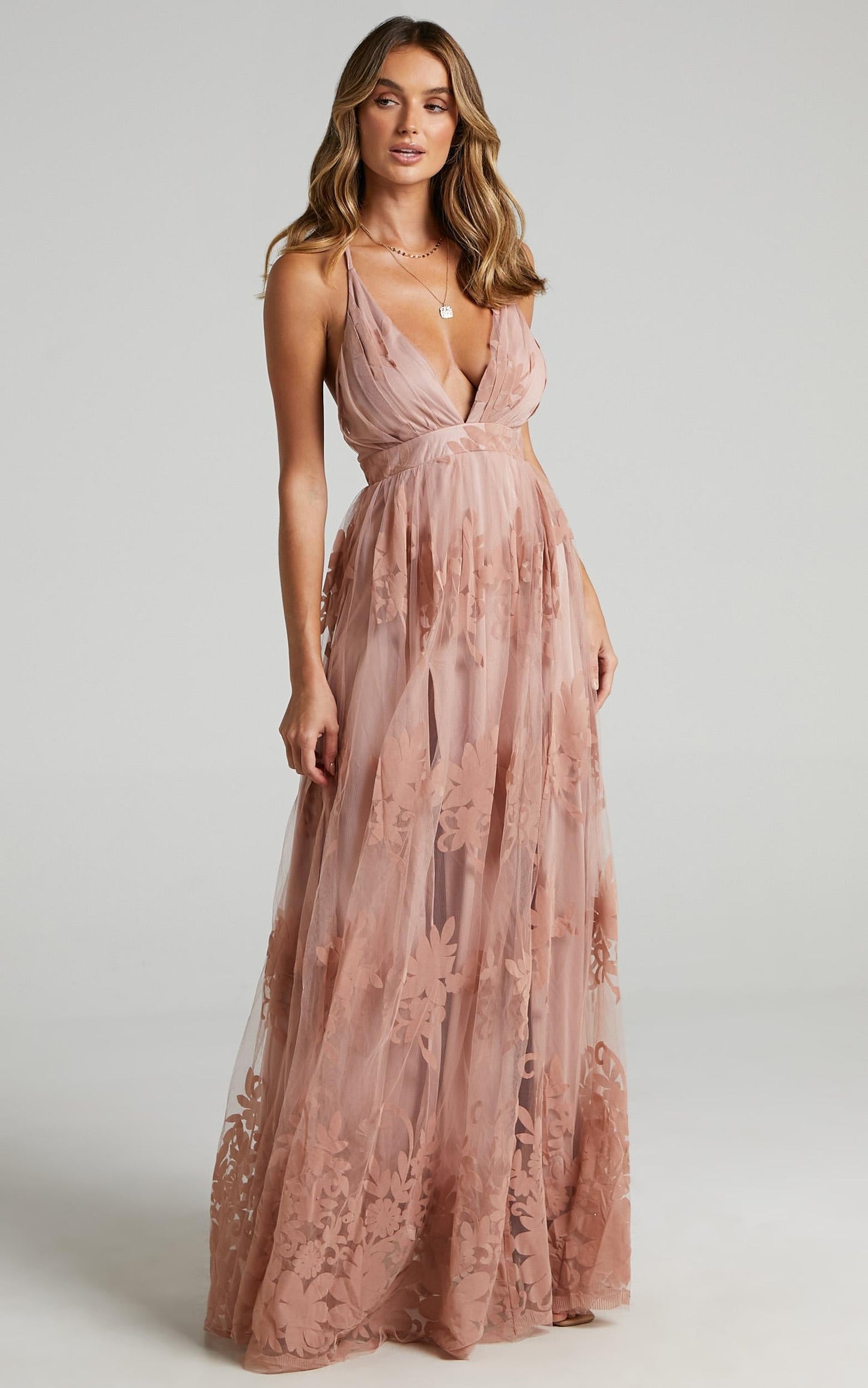 Promenade Maxi Dress in Blush