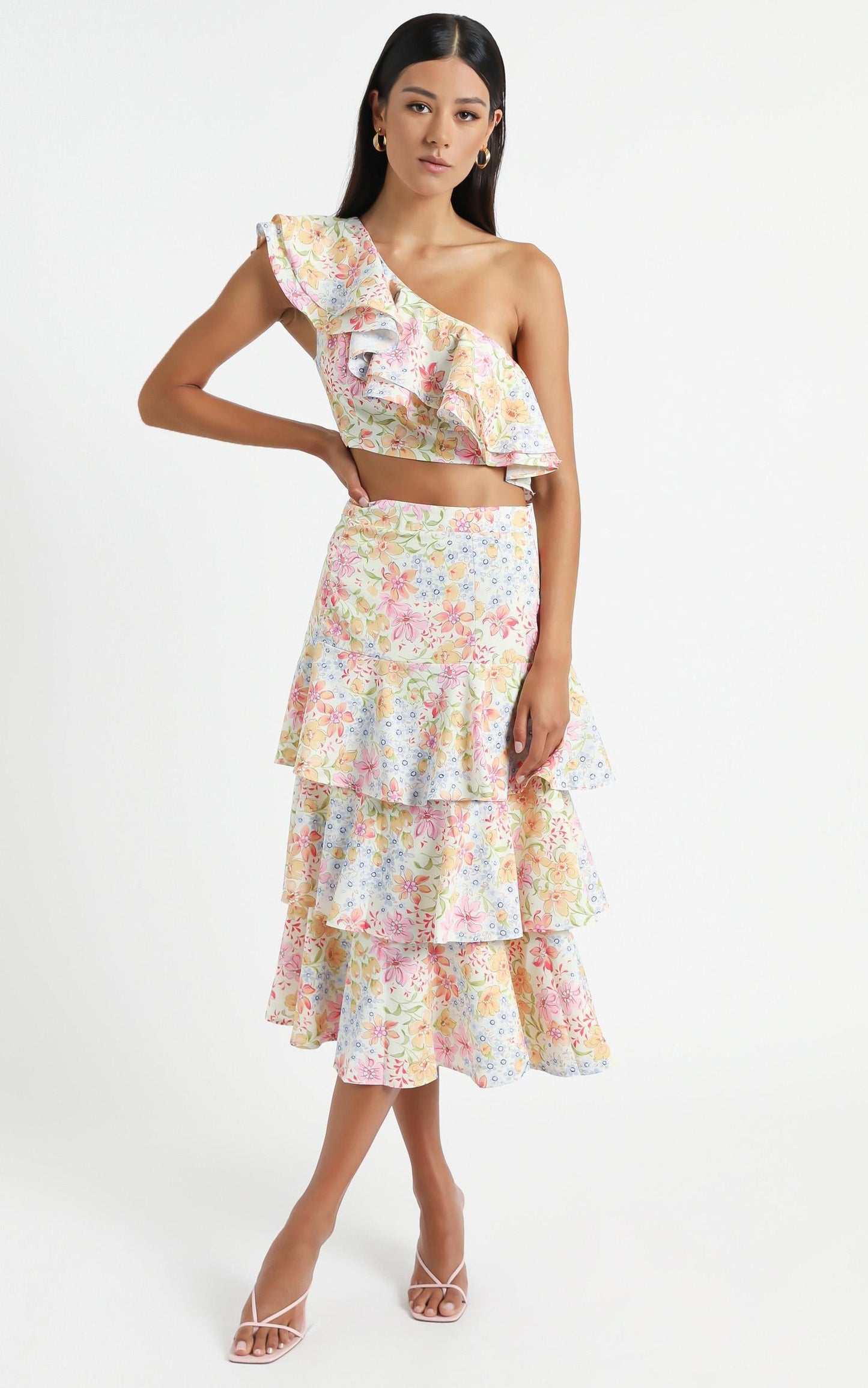 Provence Skirt in Multi Floral