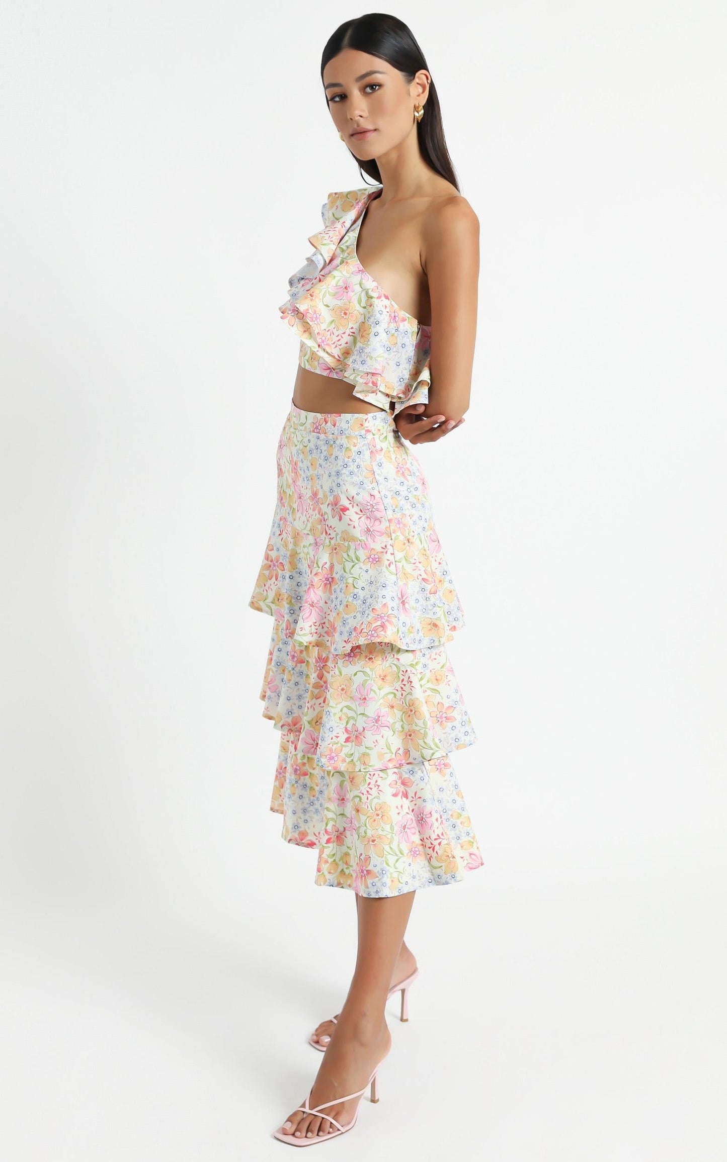 Provence Skirt in Multi Floral
