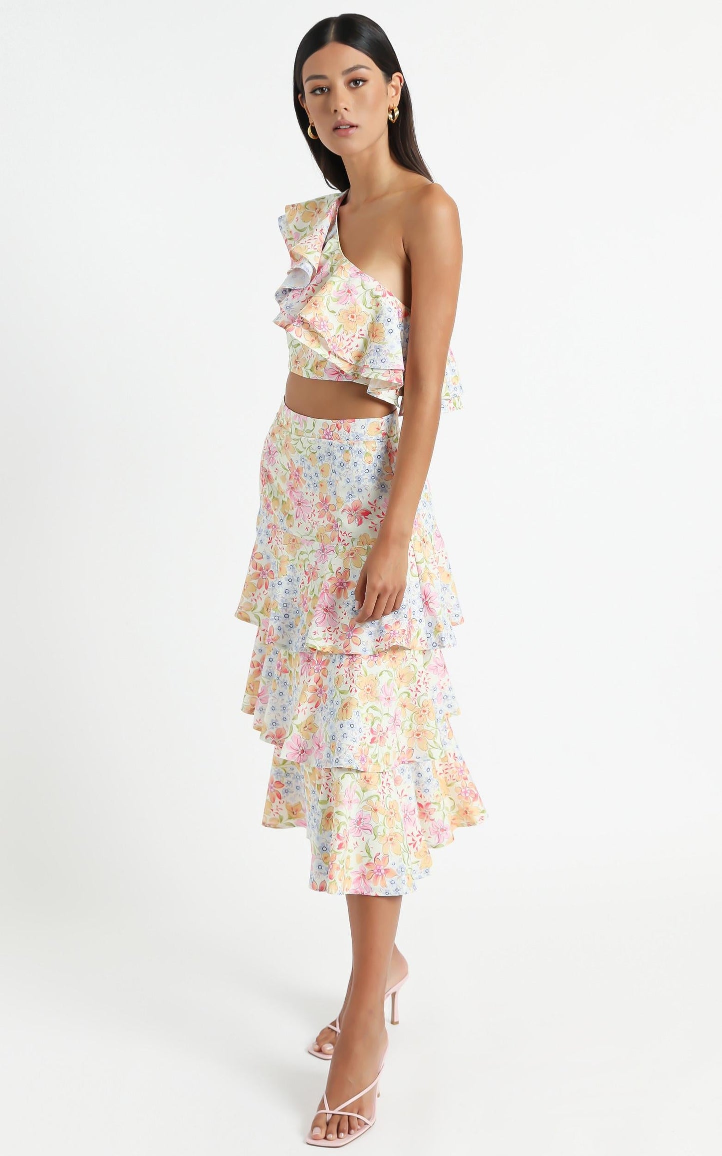 Provence Skirt in Multi Floral