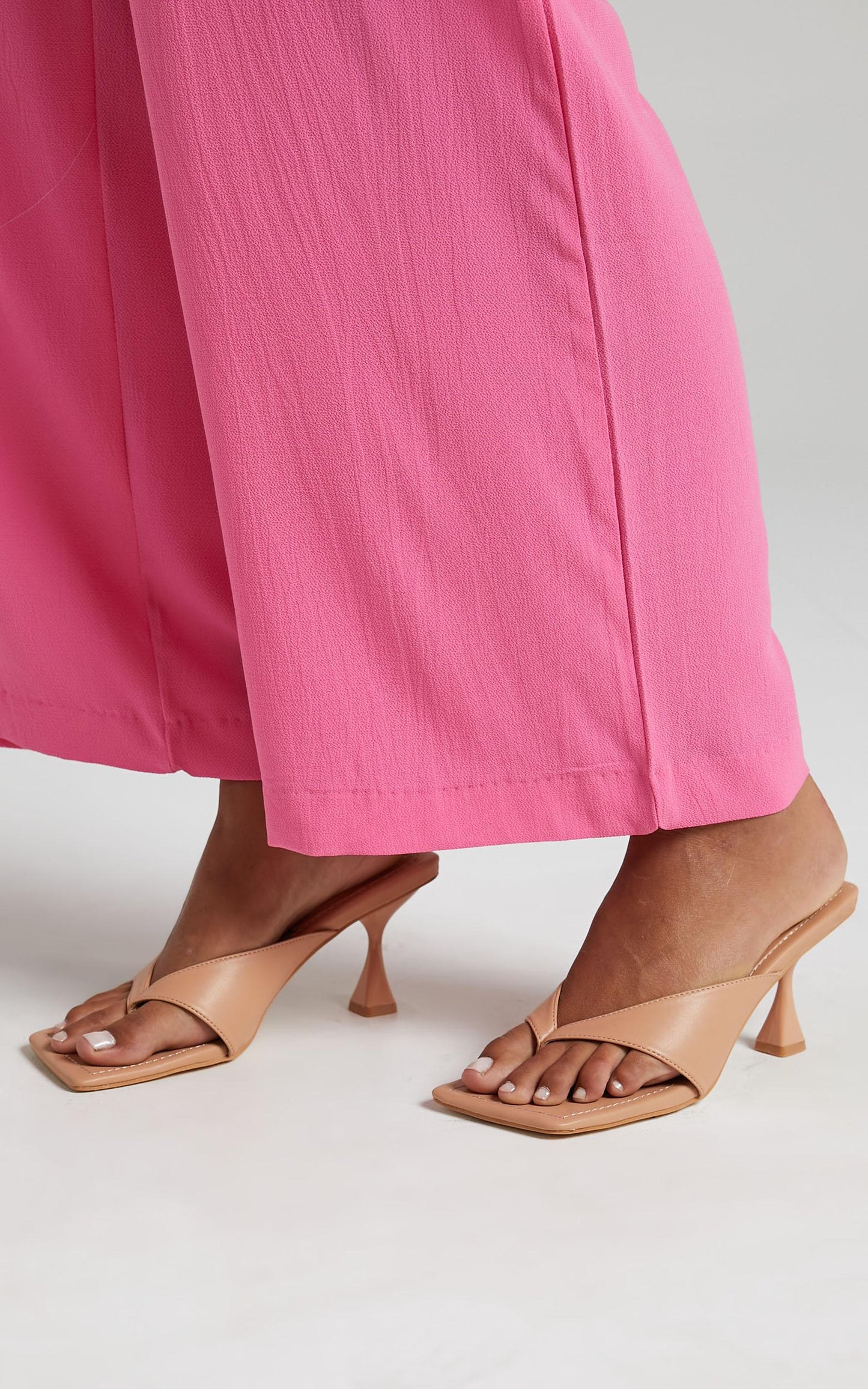 Public Desire - Harlie Heels in Beige PU