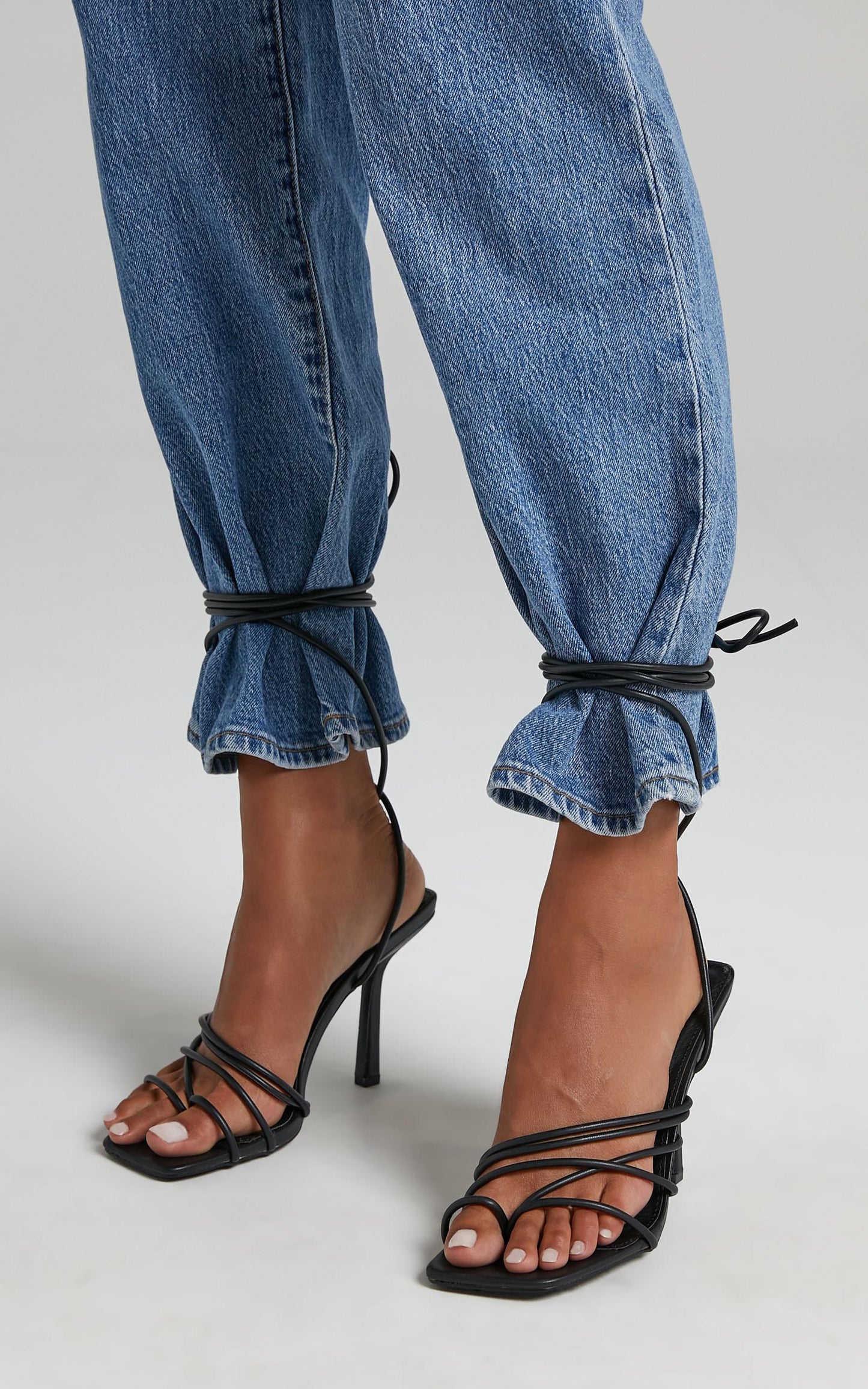 Public Desire - Haute Heels in Black PU