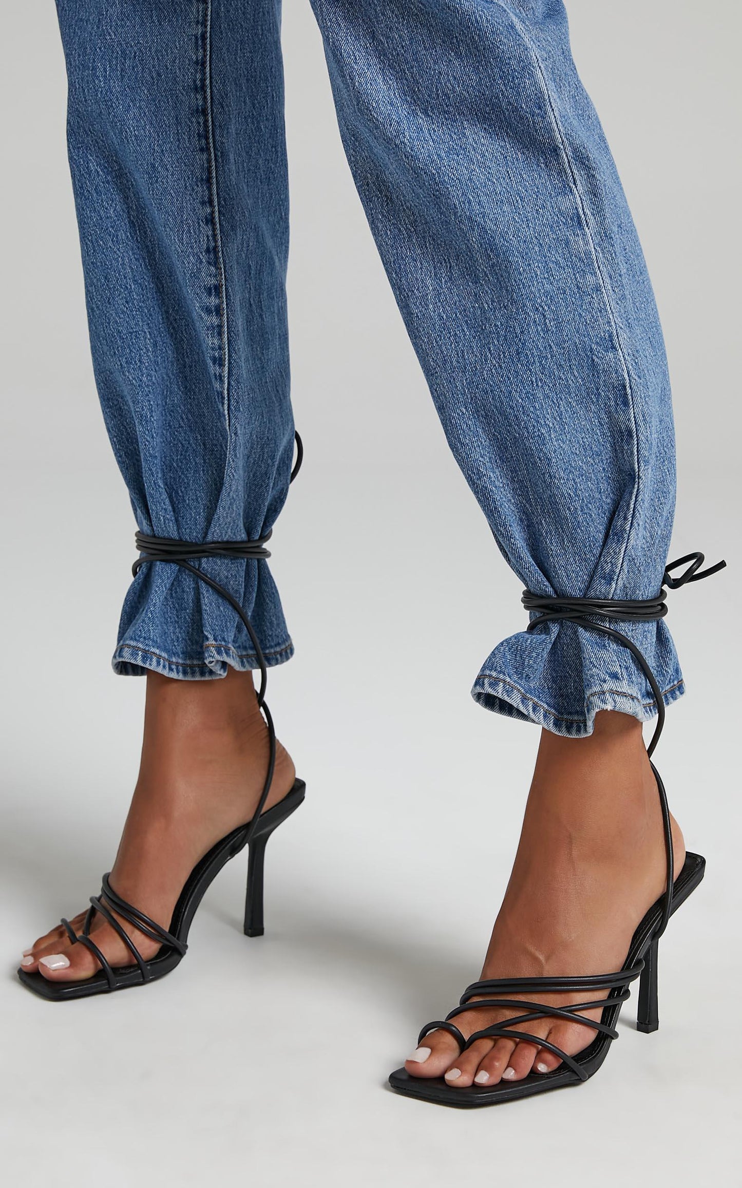 Public Desire - Haute Heels in Black PU