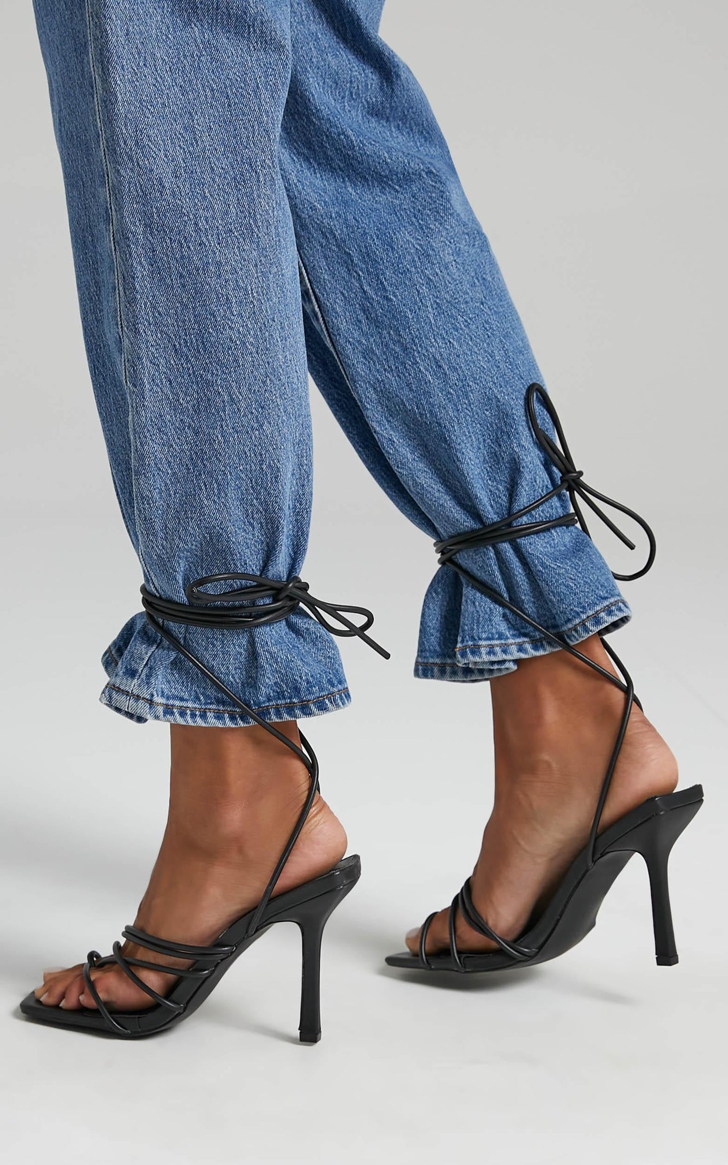Public Desire - Haute Heels in Black PU