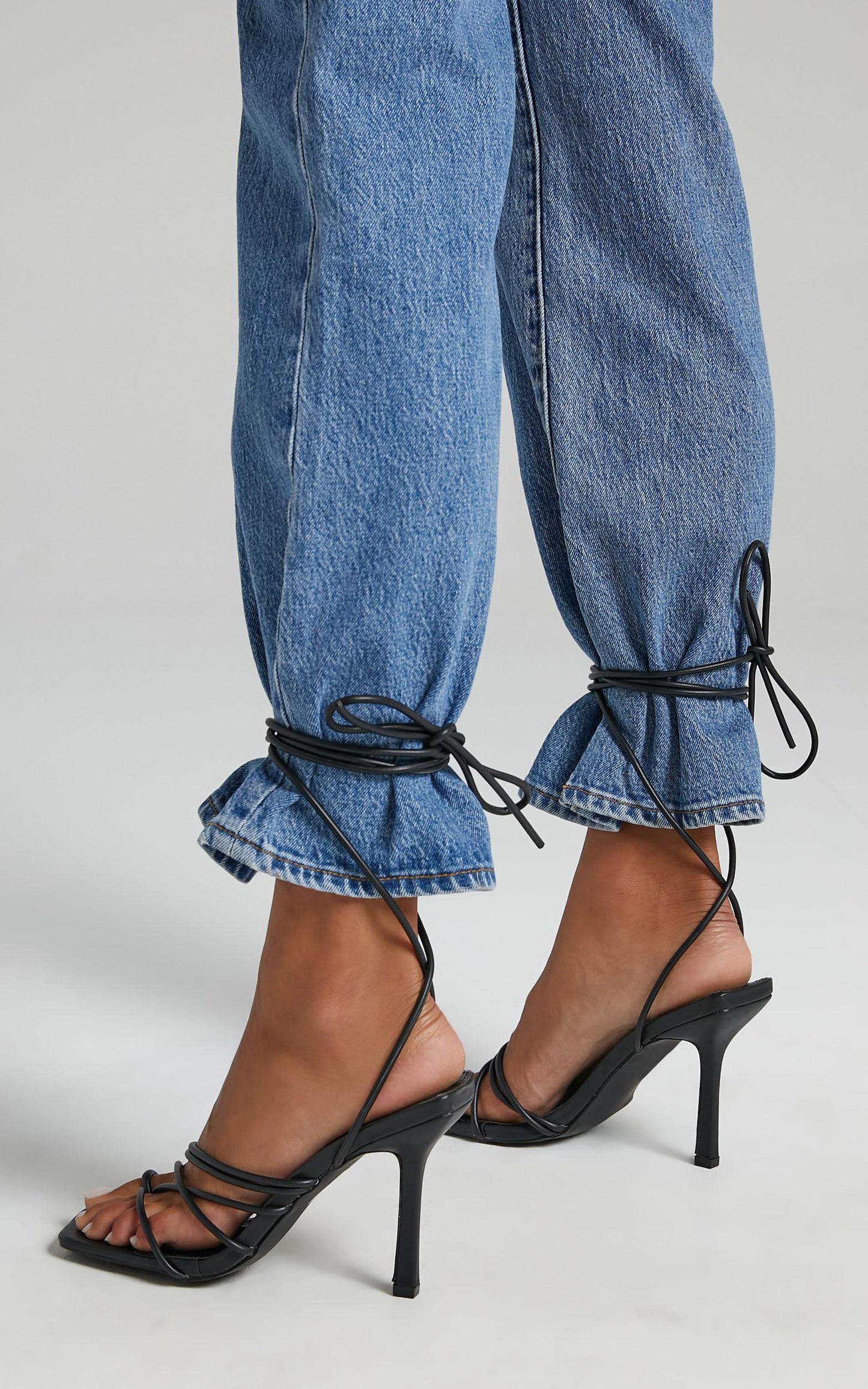 Public Desire - Haute Heels in Black PU