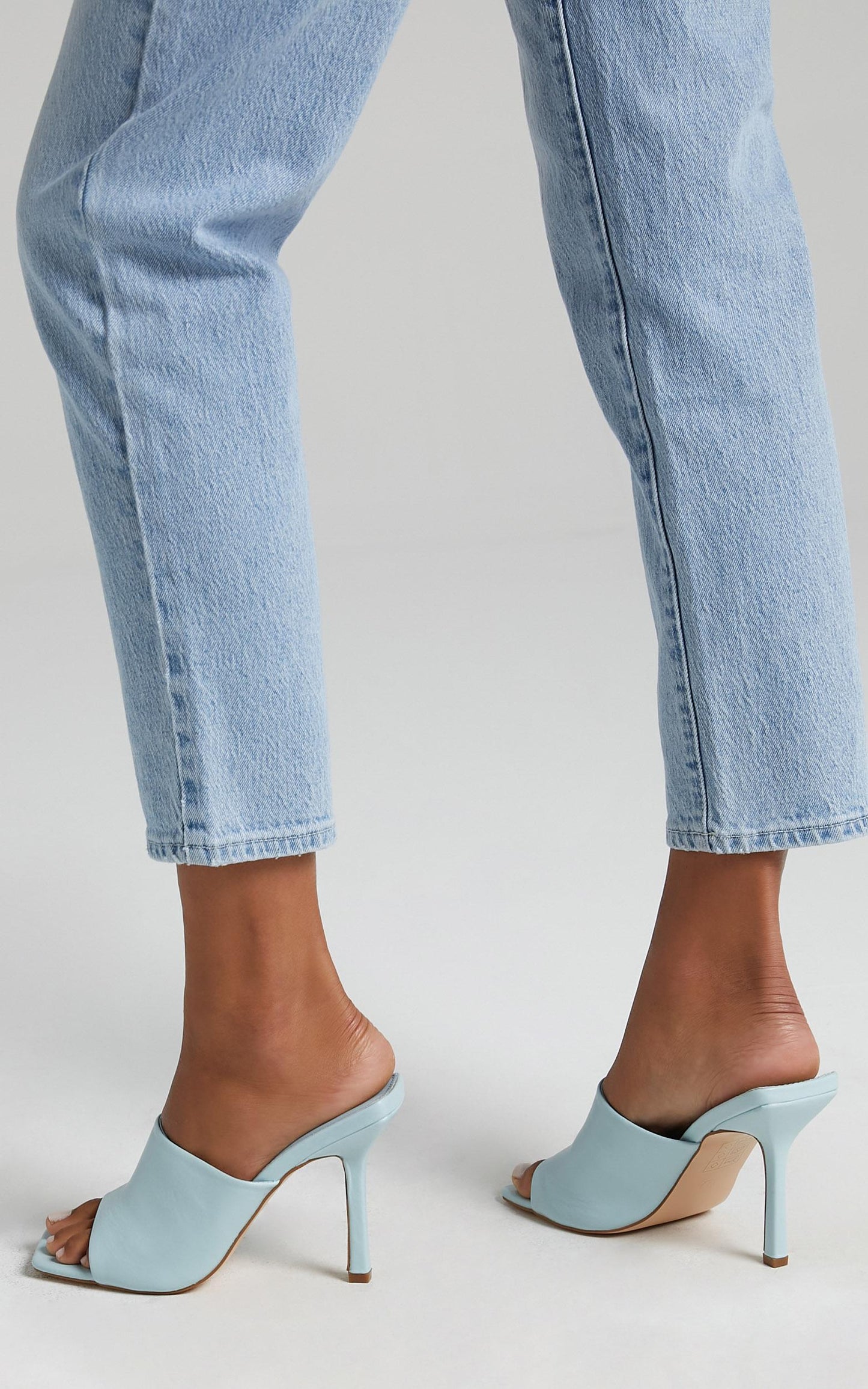 Public Desire - Zavia Heels in Blue PU