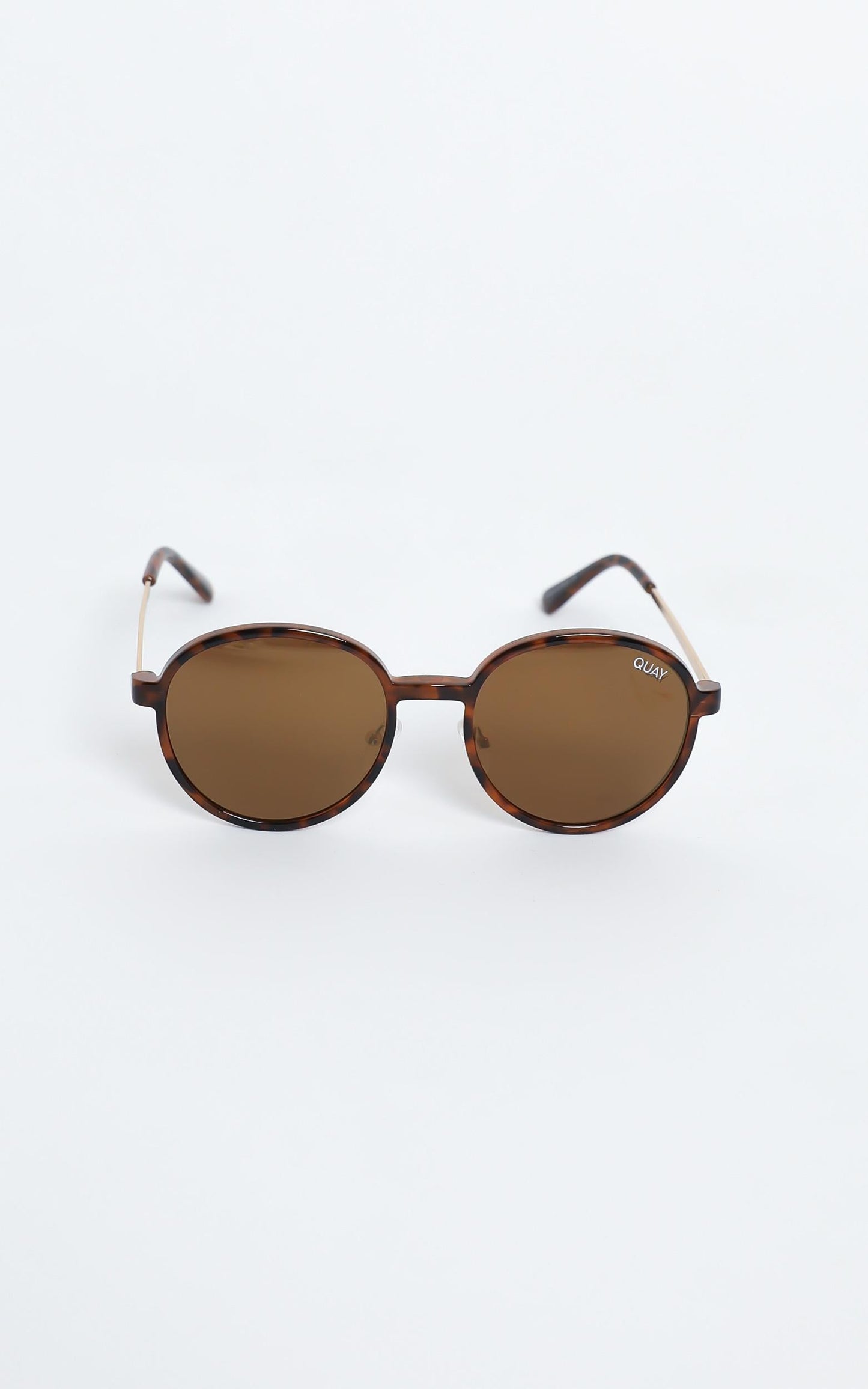 Quay - I See You Clip On Sunglasses in Tort/Brown