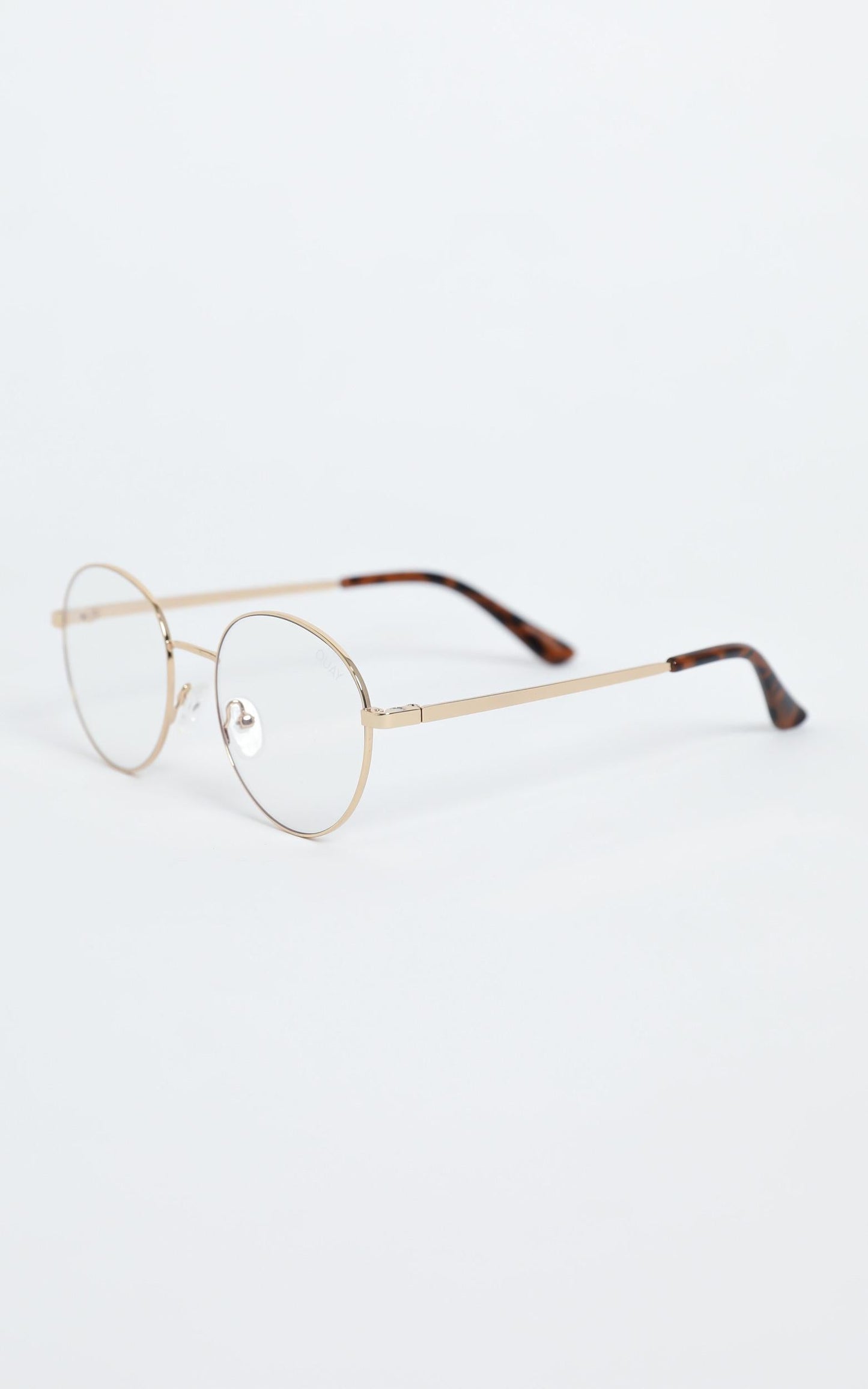 Quay - I See You Clip On Sunglasses in Tort/Brown