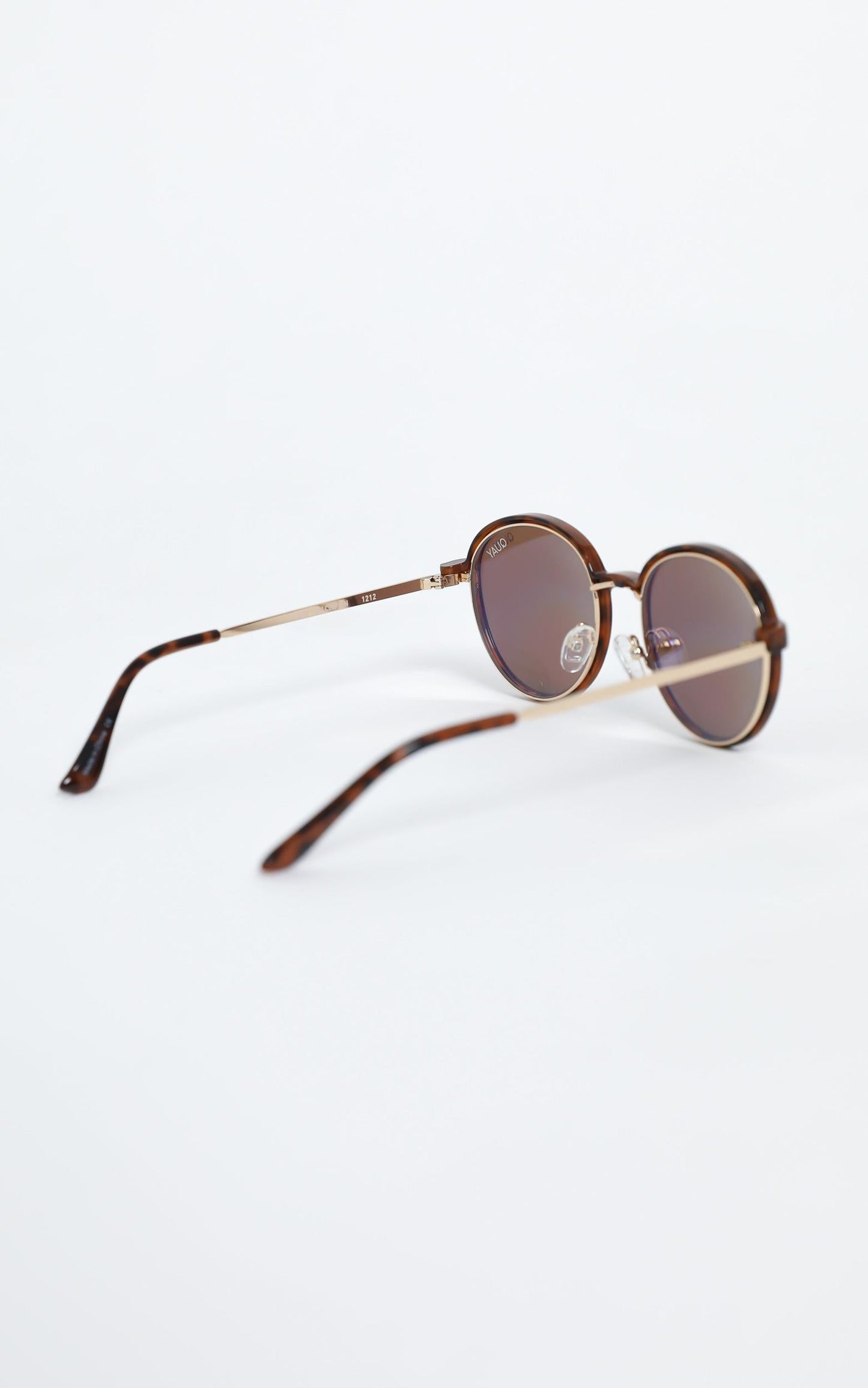 Quay - I See You Clip On Sunglasses in Tort/Brown