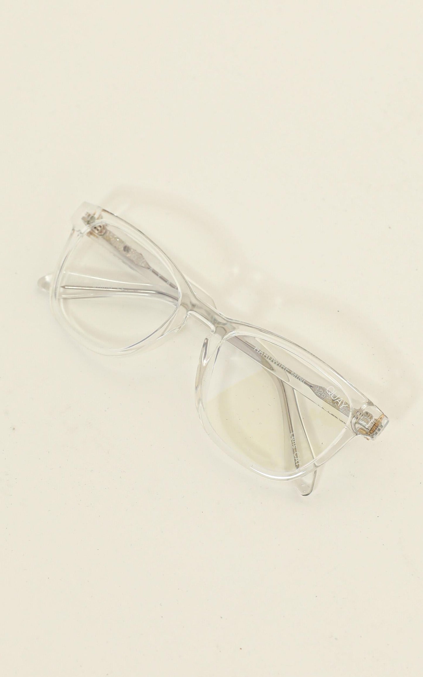 Quay - Hardwire Mini Blue Light Glasses In Clear