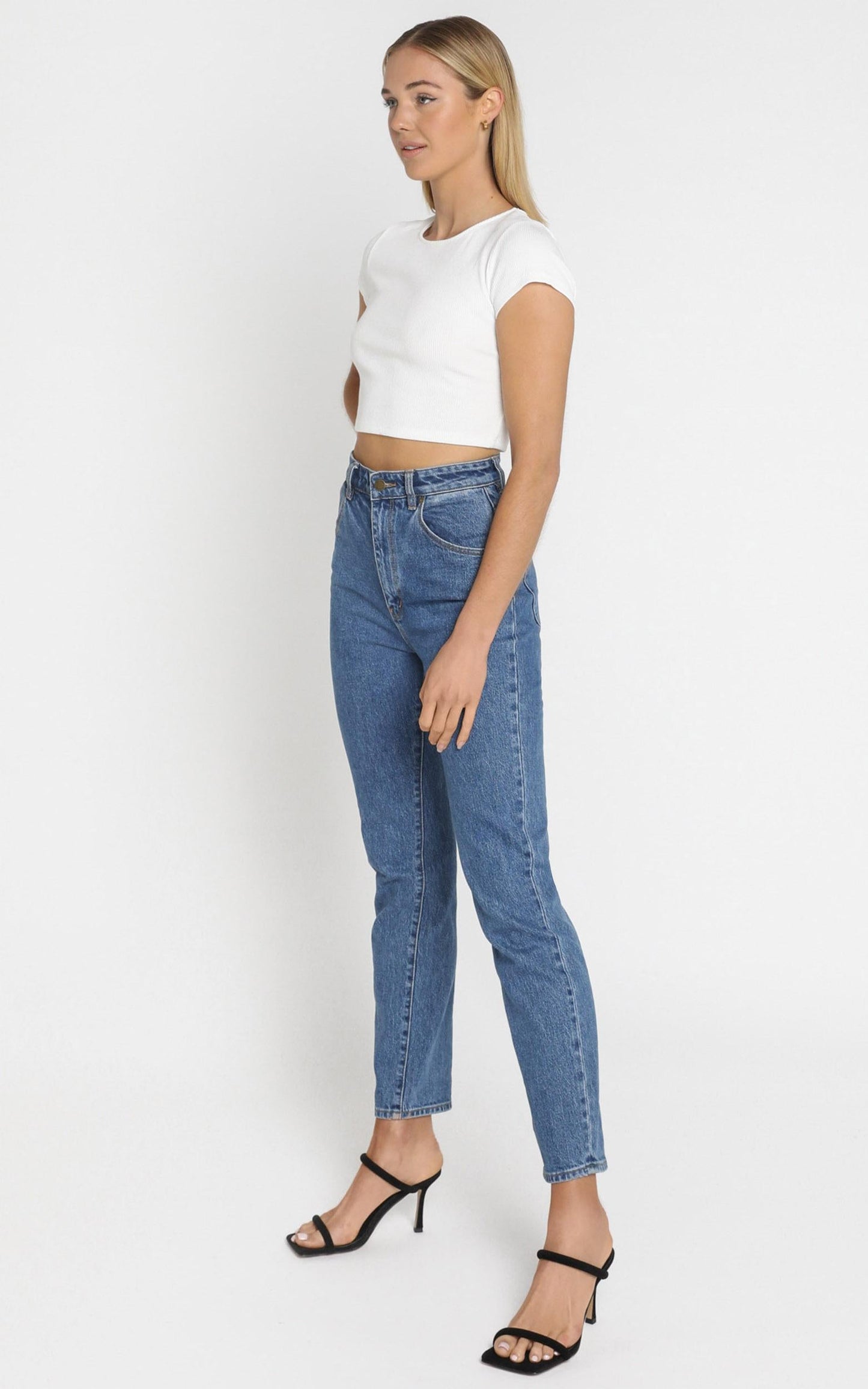 Quick Confessions Crop Tee in White