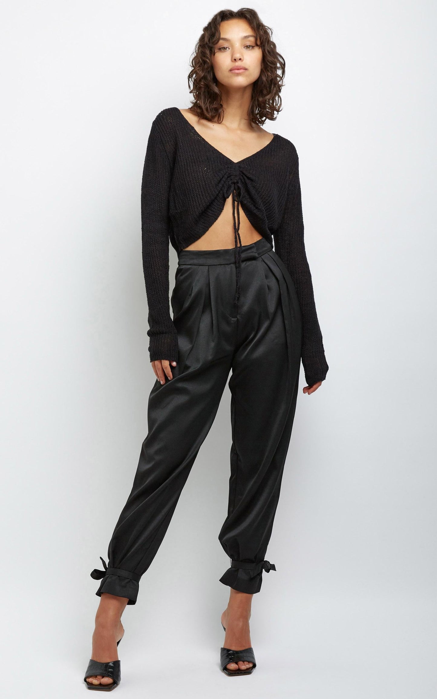 Anamarie Knit Top in Black