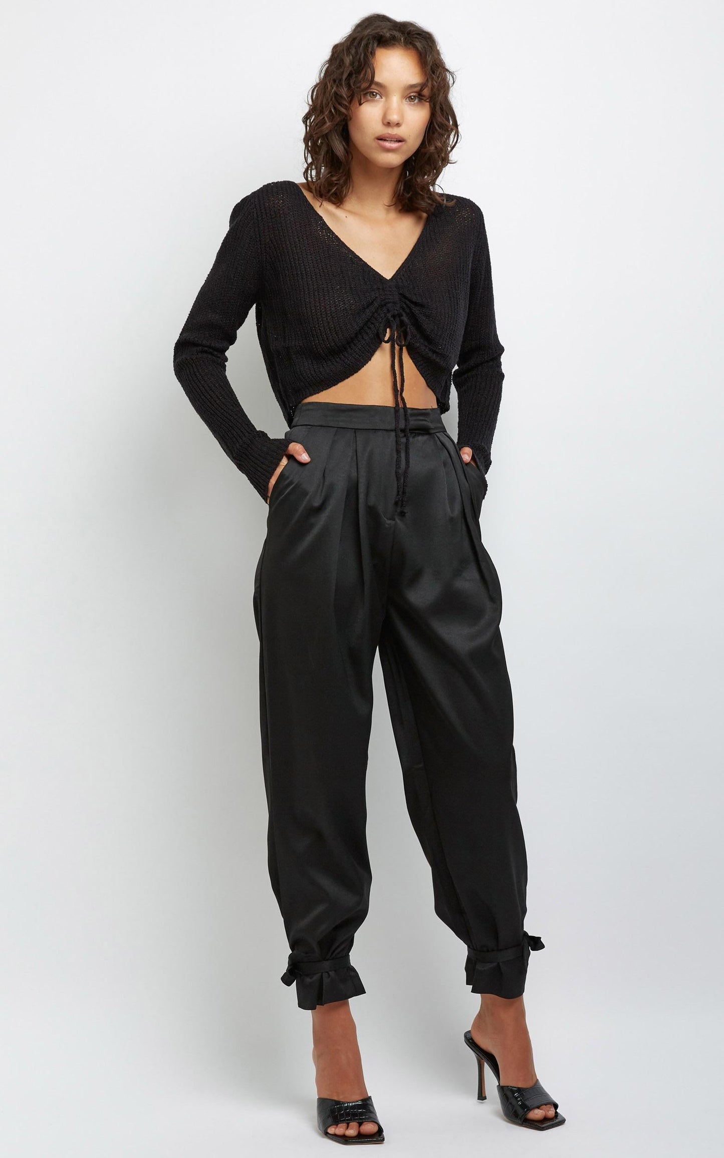 Anamarie Knit Top in Black
