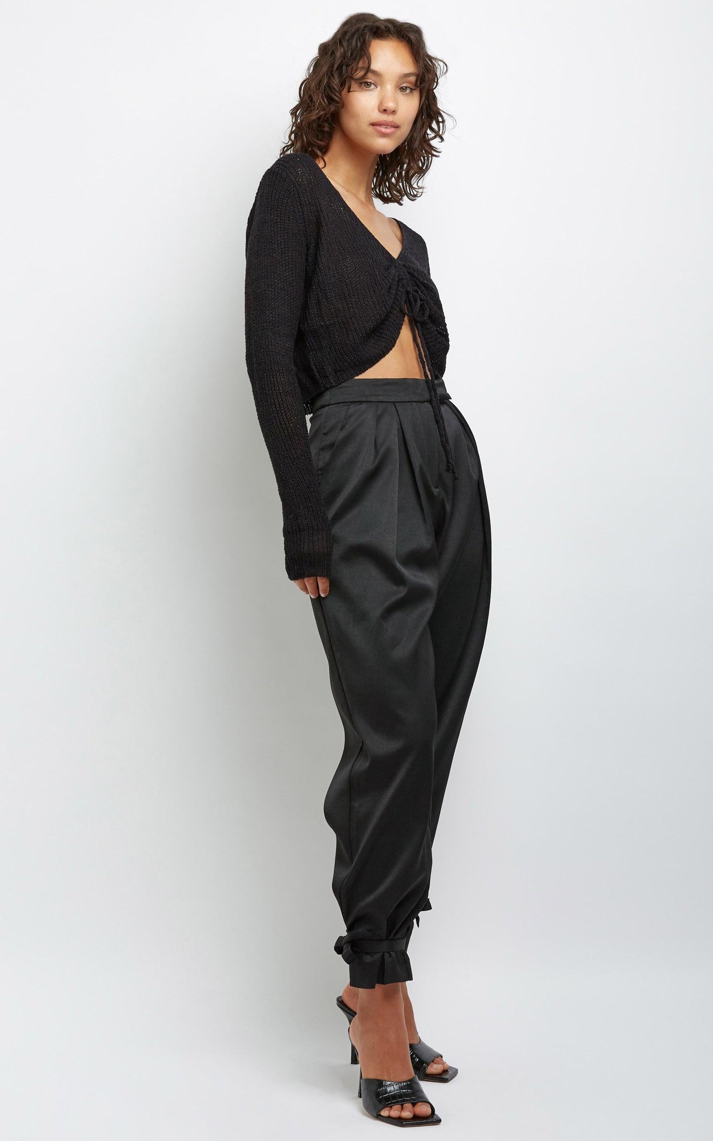 Anamarie Knit Top in Black