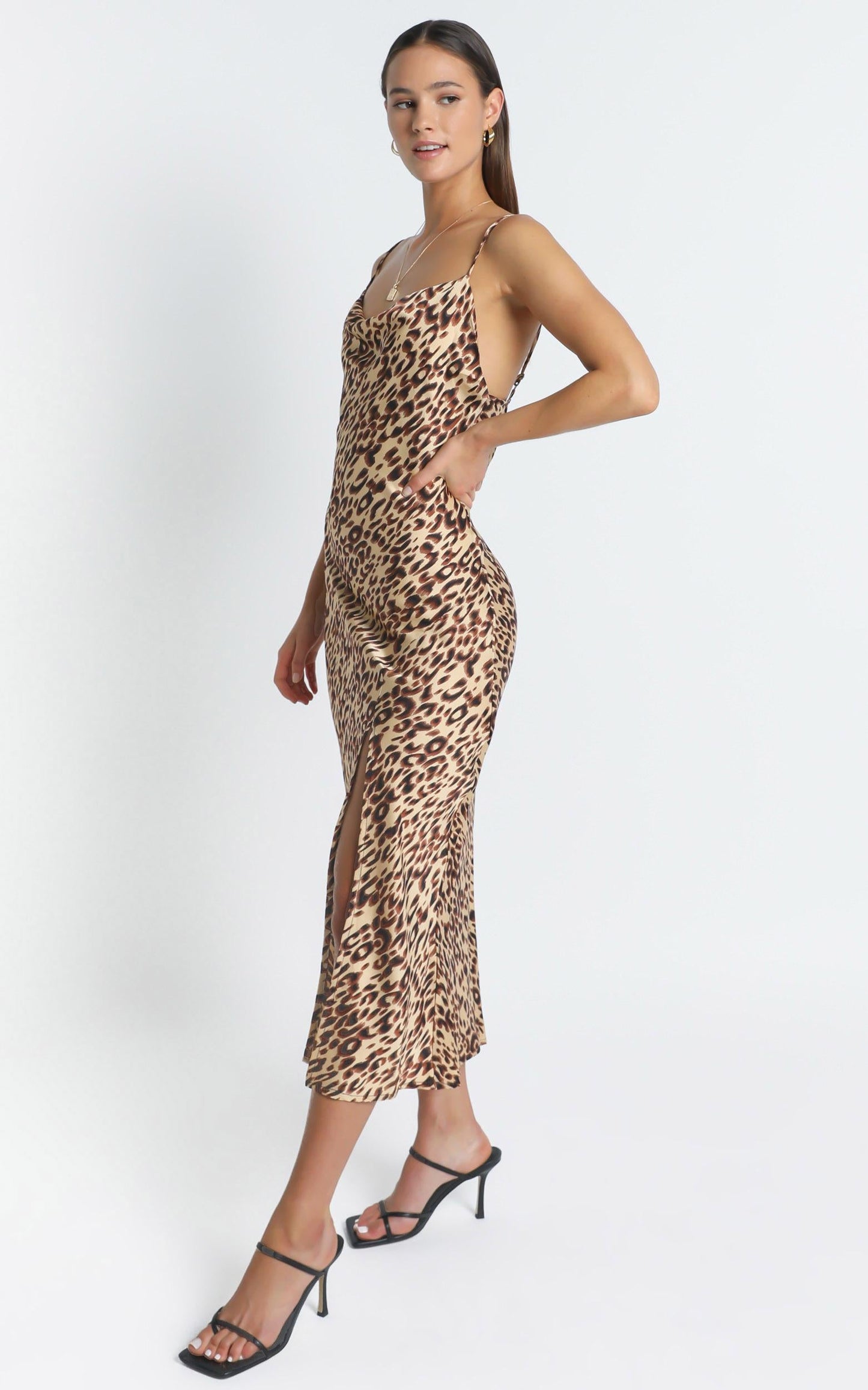 When The Time Is Right Dress In Leopard Print