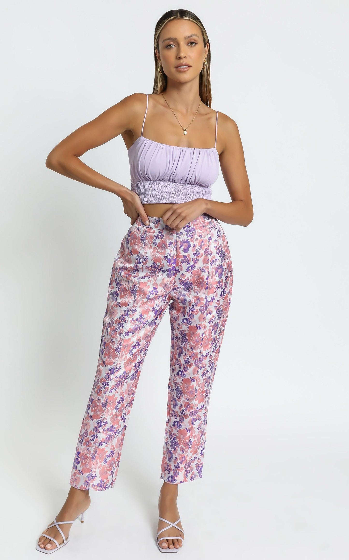 Rainey Pants in Multi Floral