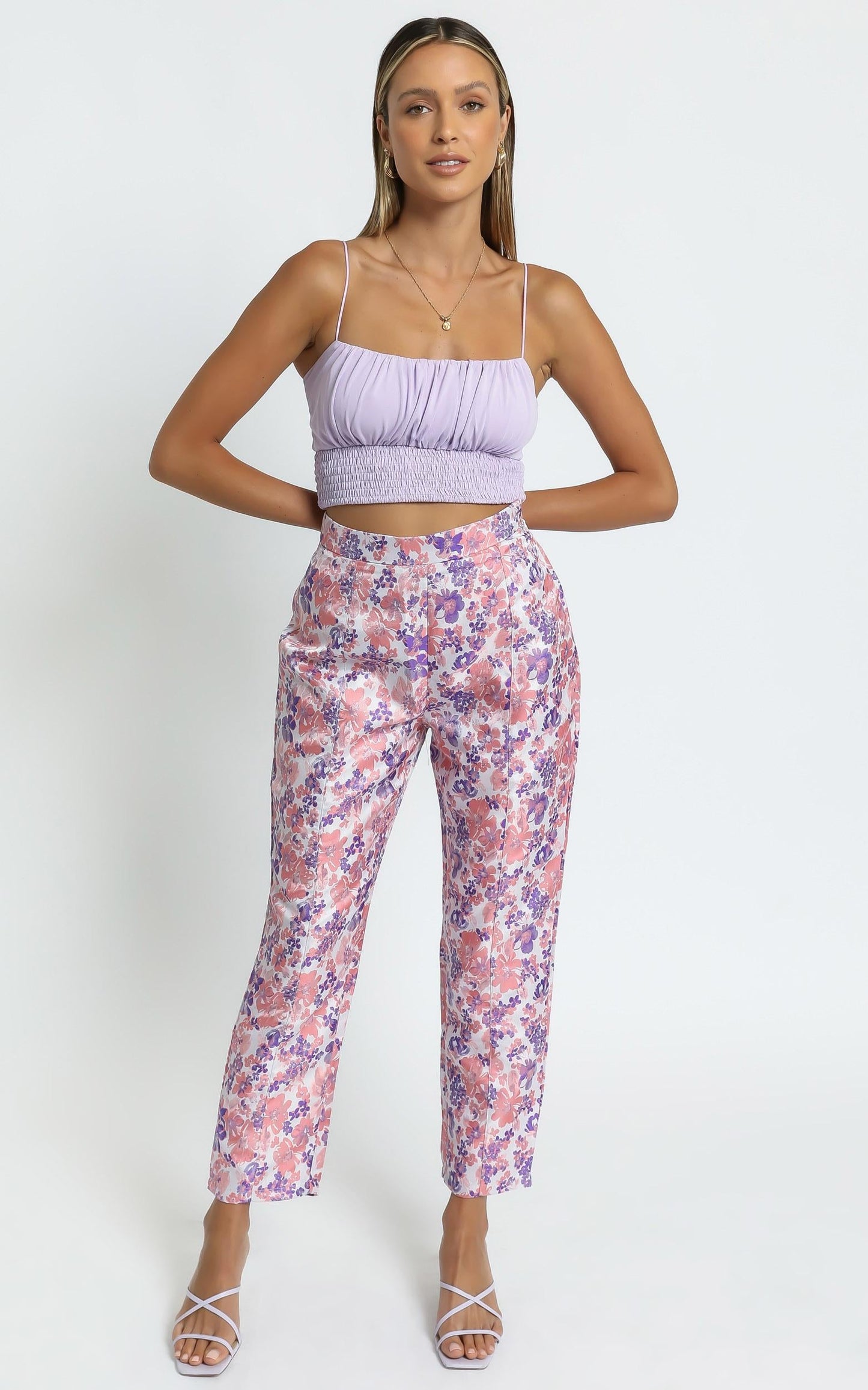 Rainey Pants in Multi Floral