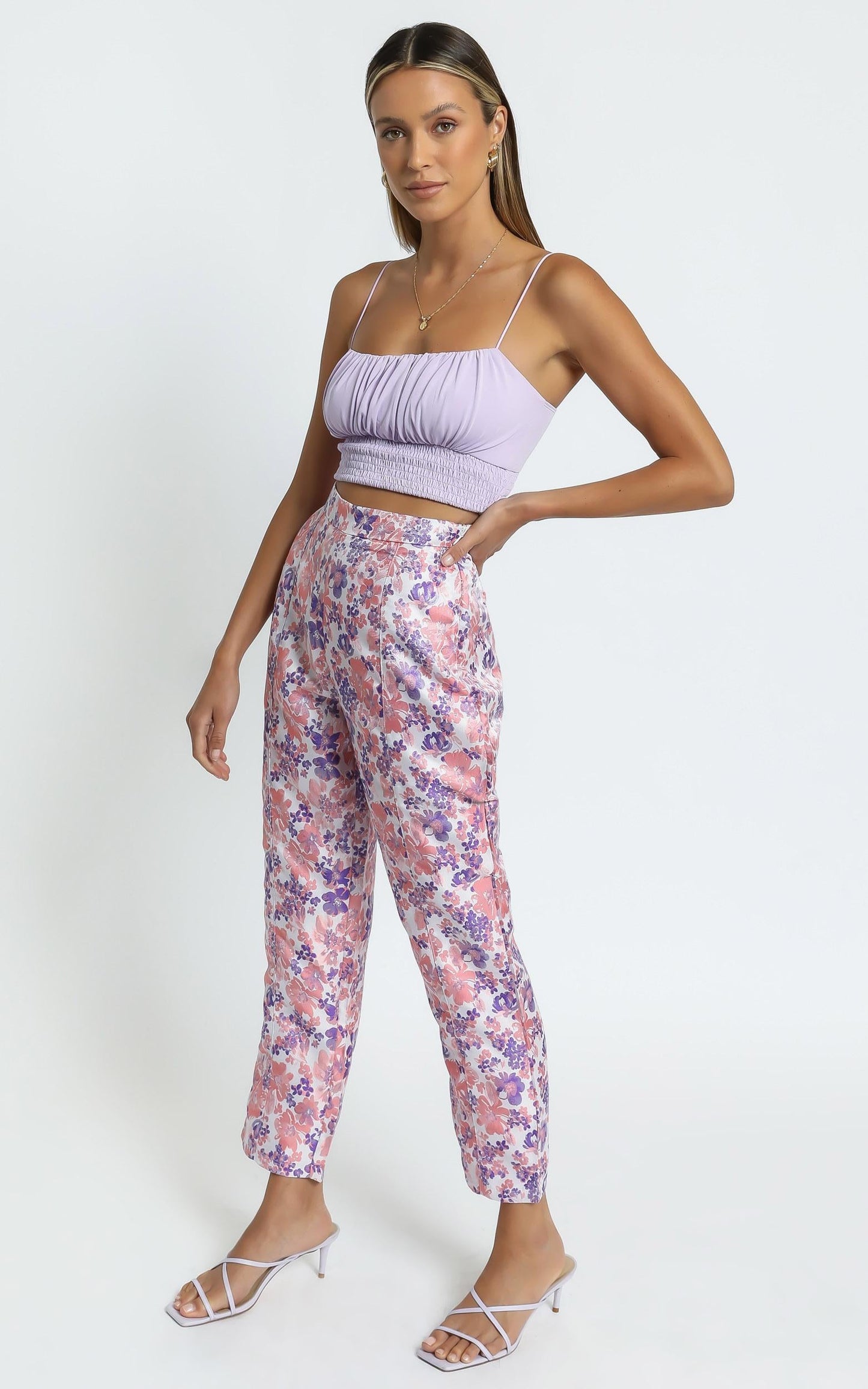 Rainey Pants in Multi Floral
