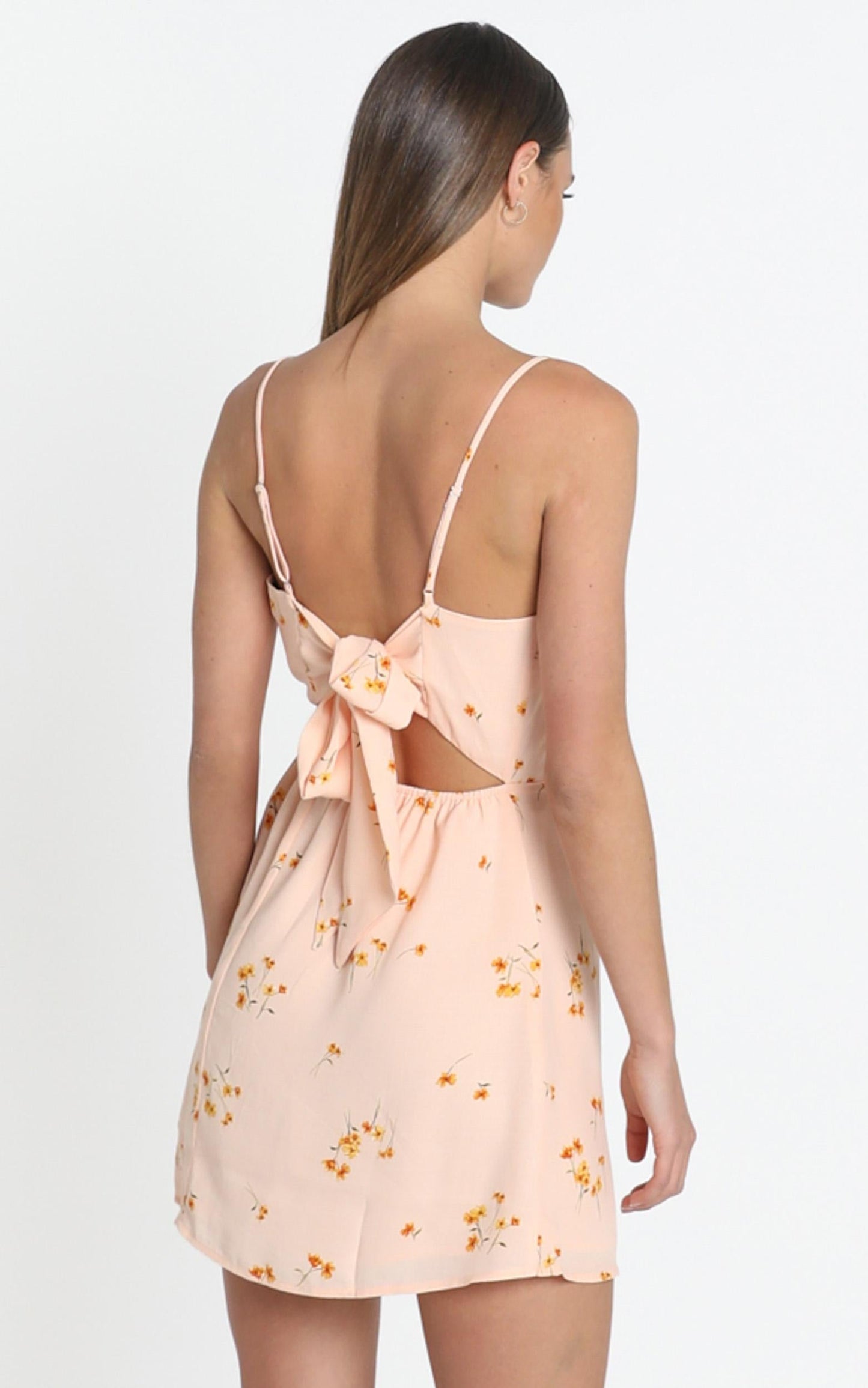 Ramona Dress in peach