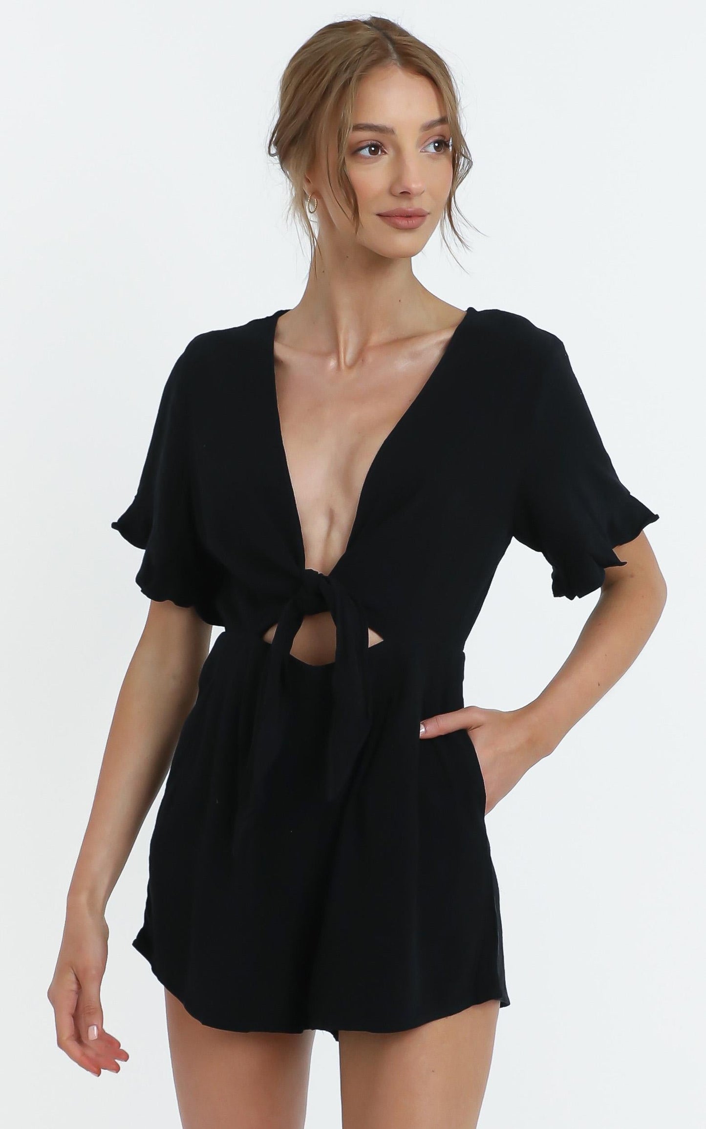 Ramos Playsuit in Black