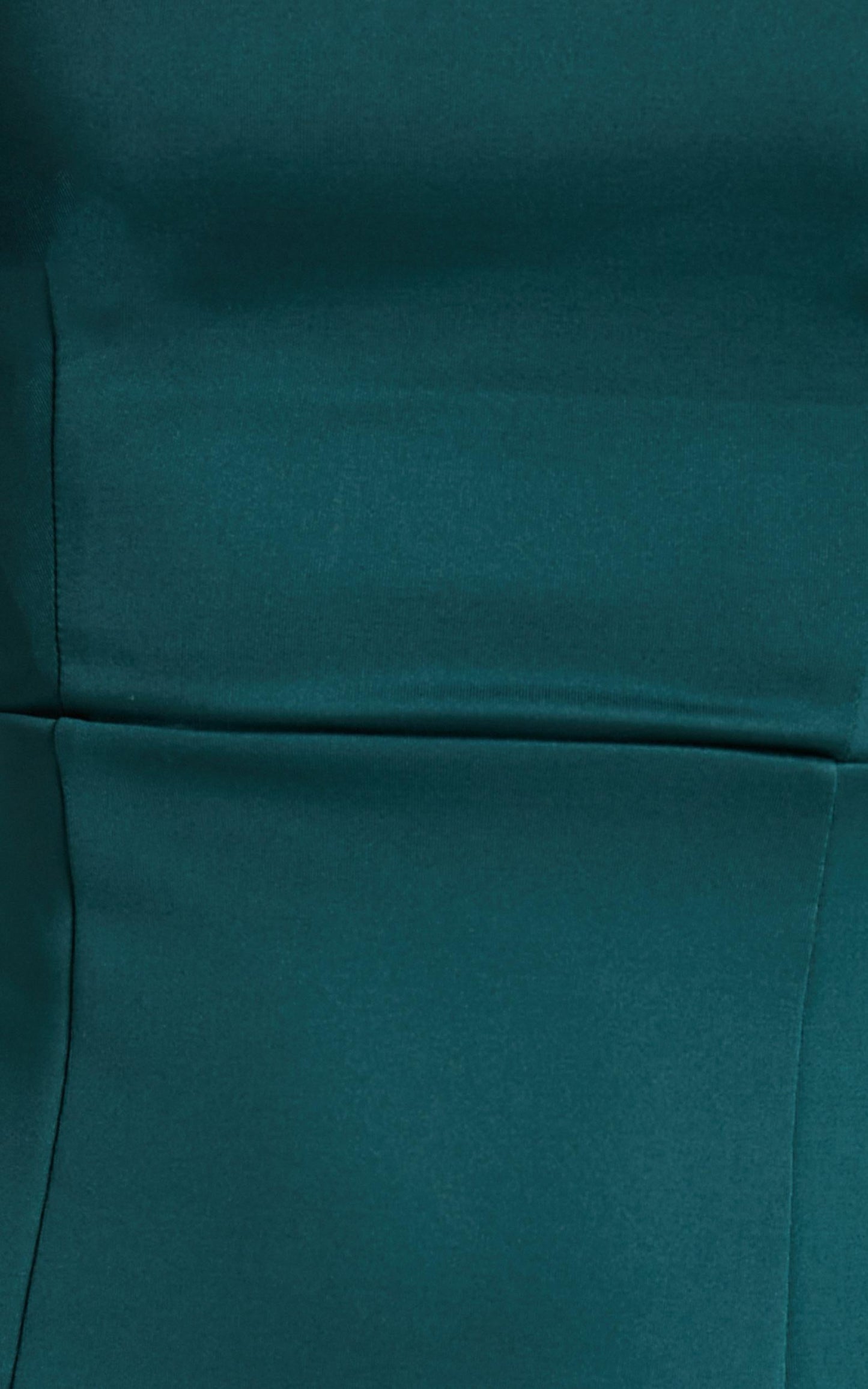 Raquelle Maxi Dress - Square Neck Thigh Split Dress in Emerald