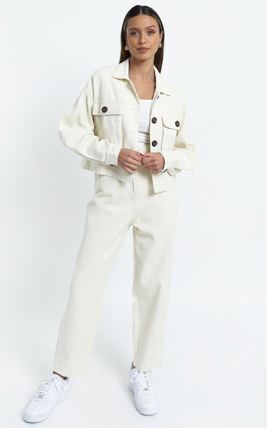 Maygan Jacket in Cream