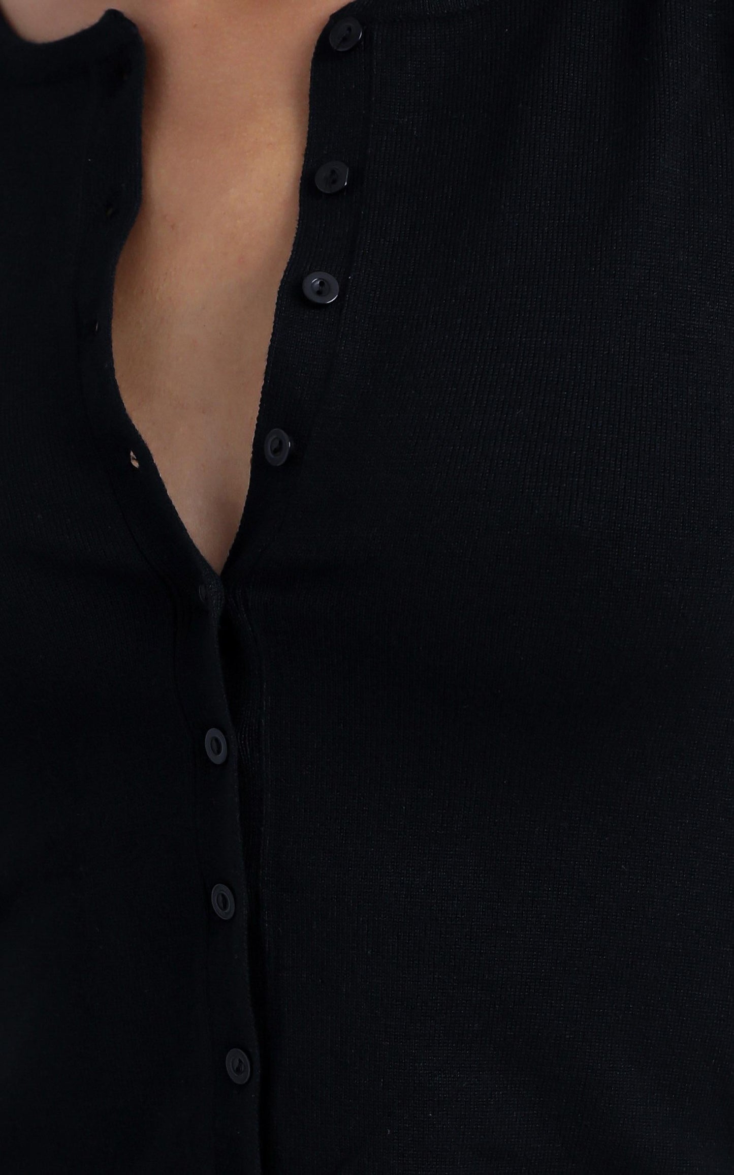 Kellen Knit Cardigan in Black