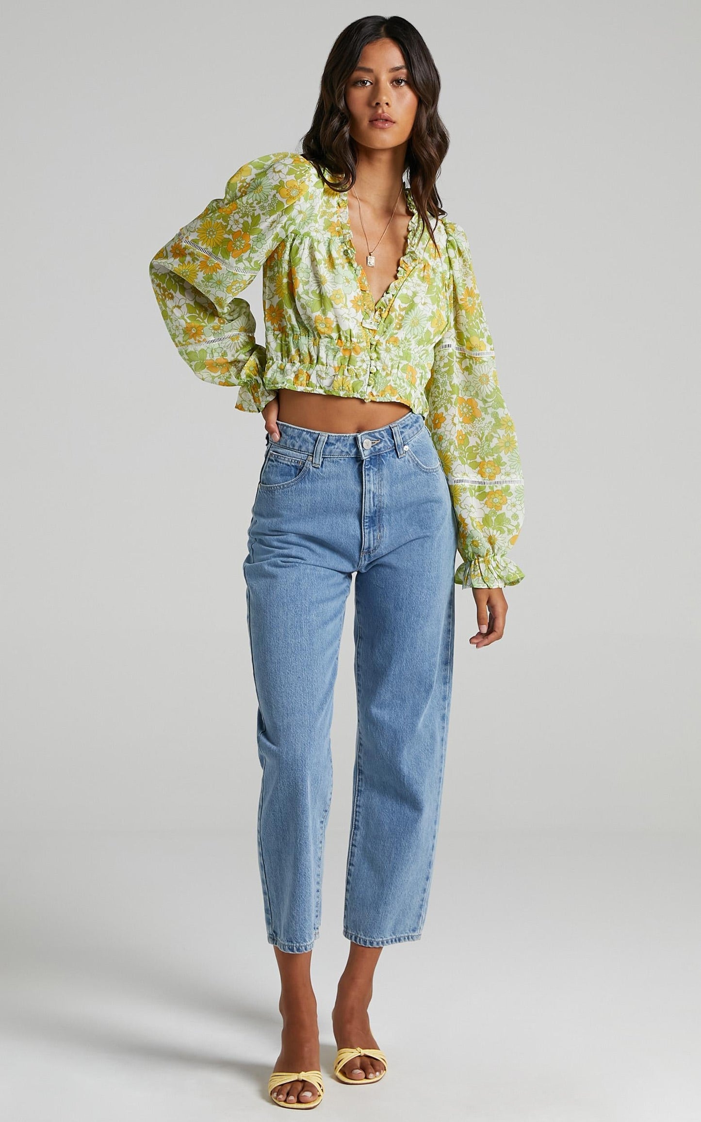 Eze Top in Harmony Floral Chiffon