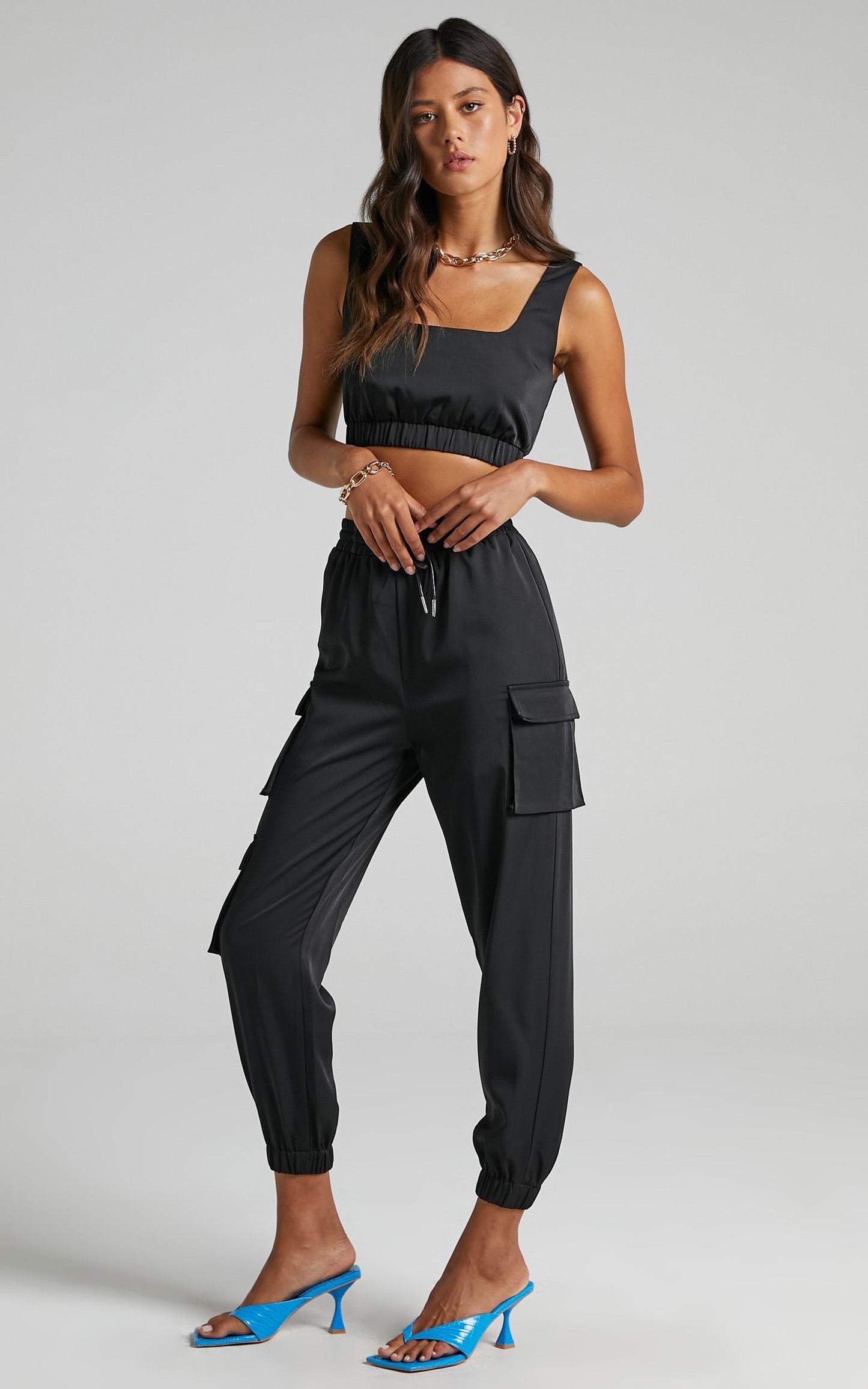 Toria Two Piece Set in Black