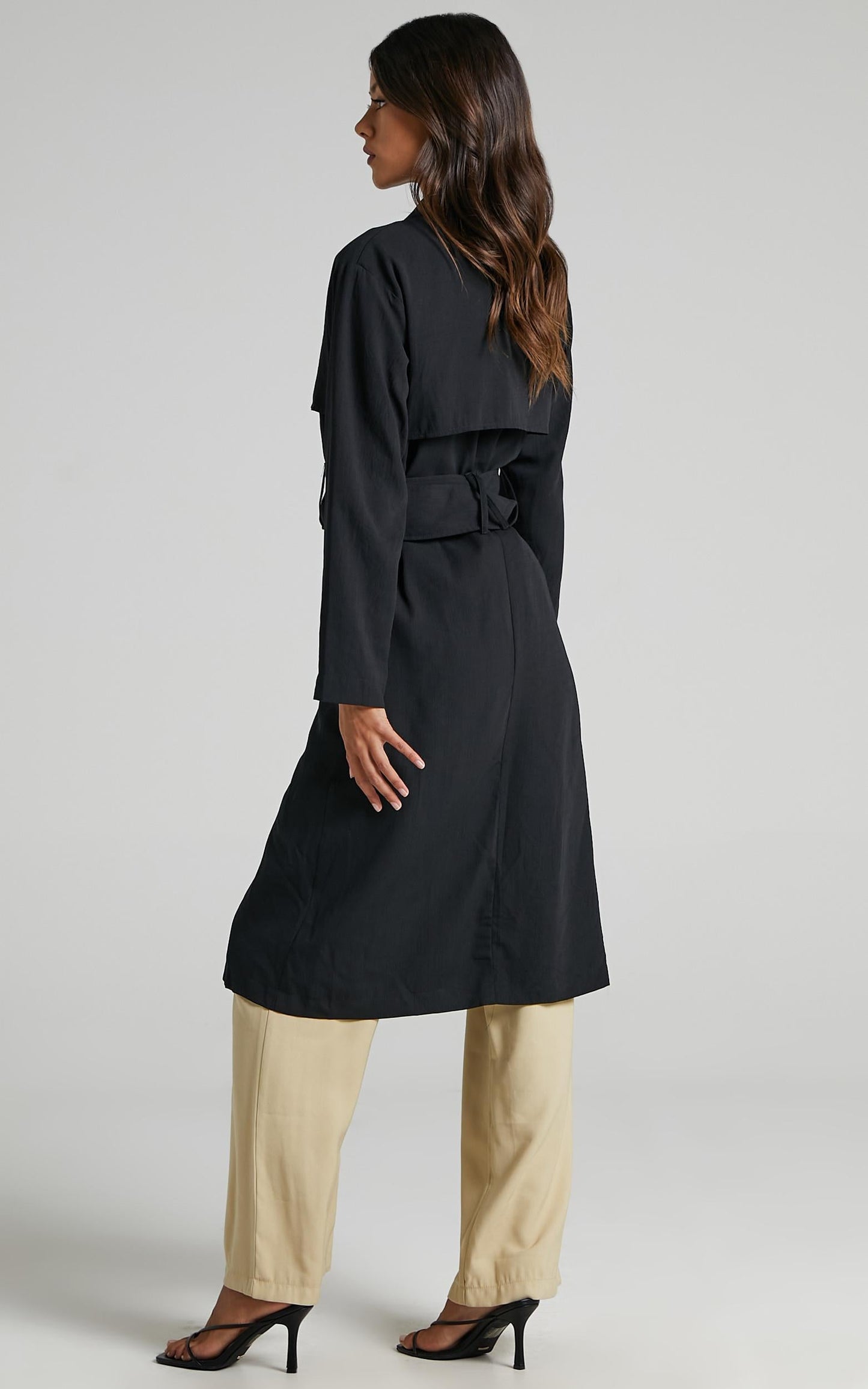 Lana Trench Coat in Black