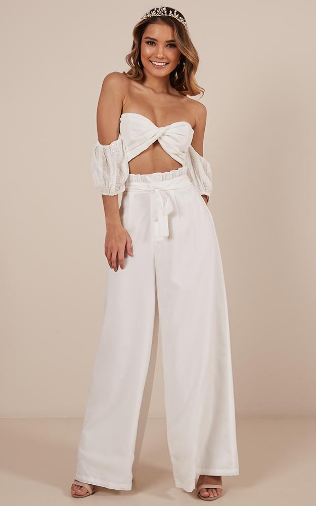 Real Feels Pants In White