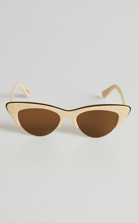 Reality Eyewear - Loren Sunglasses in Beige