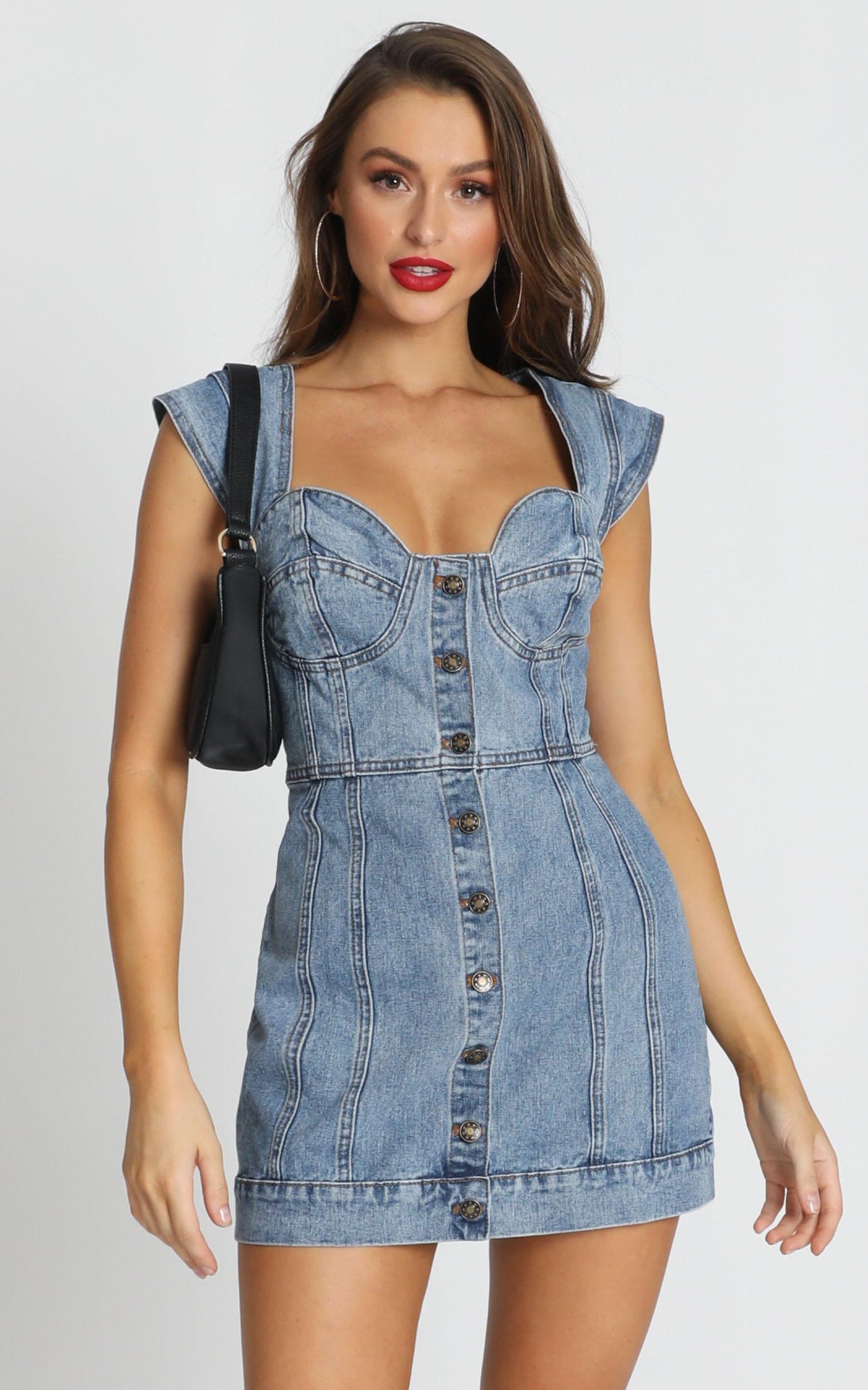 Lioness - Refreshing The Soul Denim Dress In Light Wash