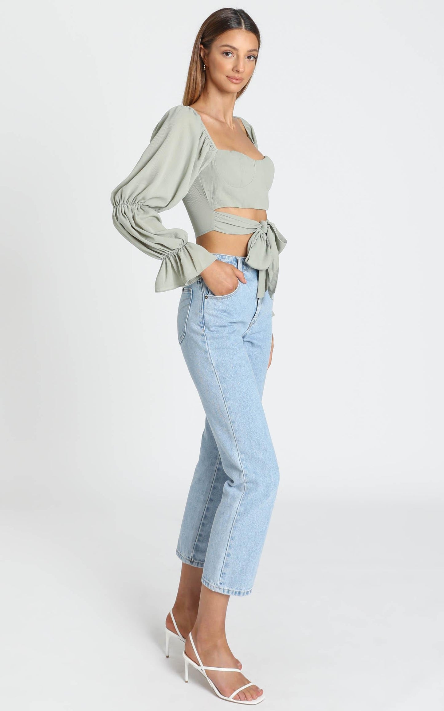Reagan Top in Sage