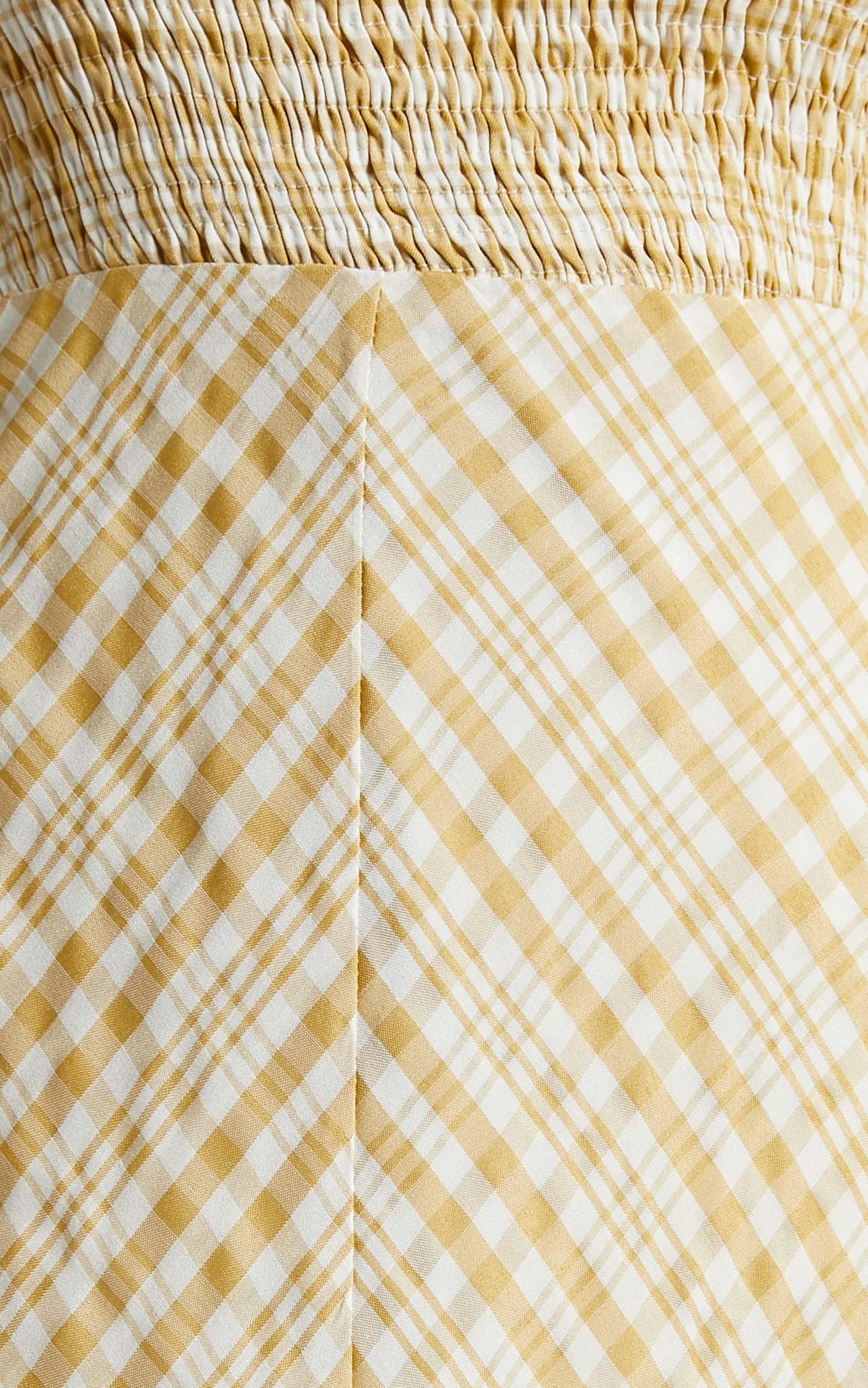 Regan Dress in Mustard Check