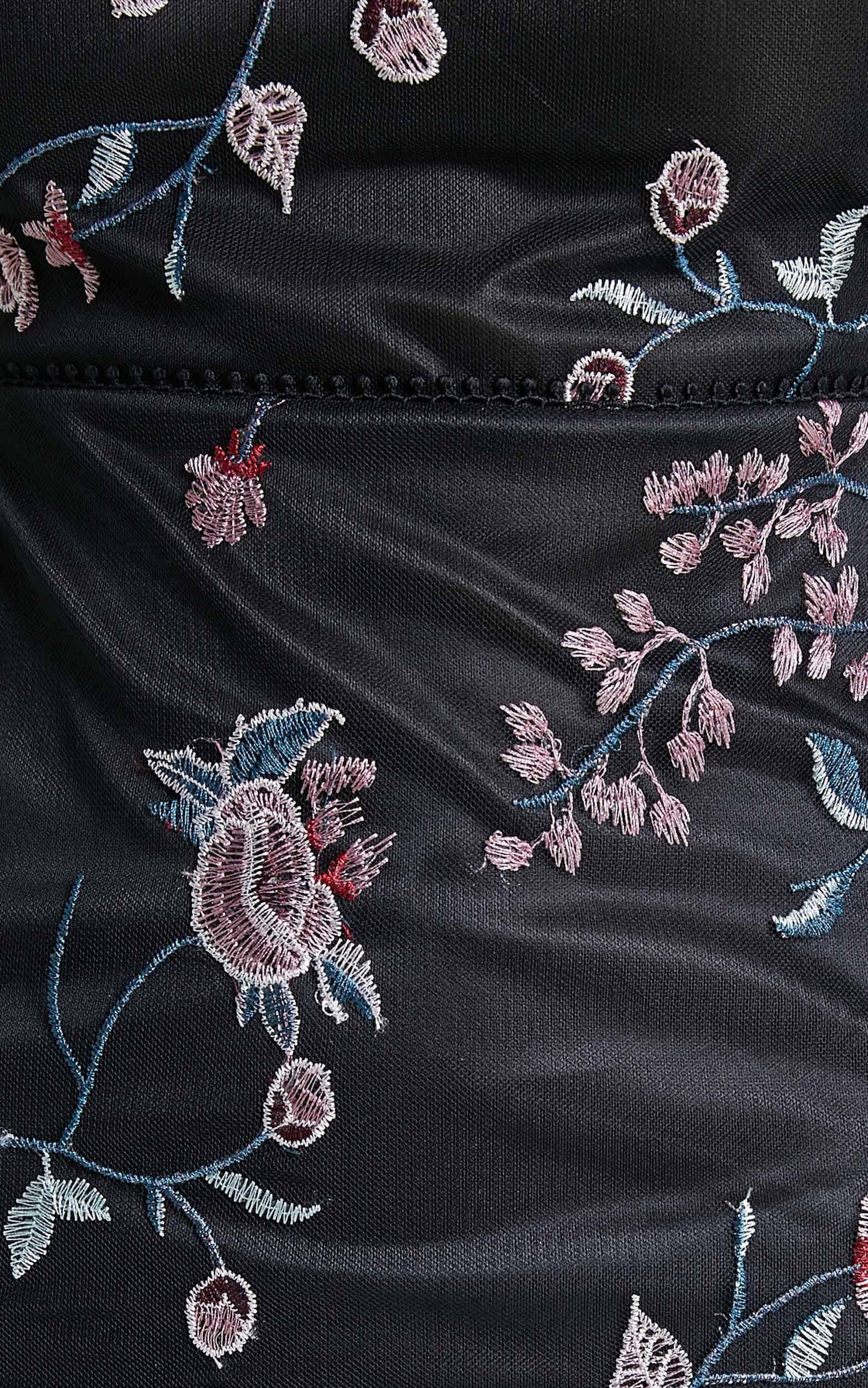 Remember The Days Dress in Black Embroidery