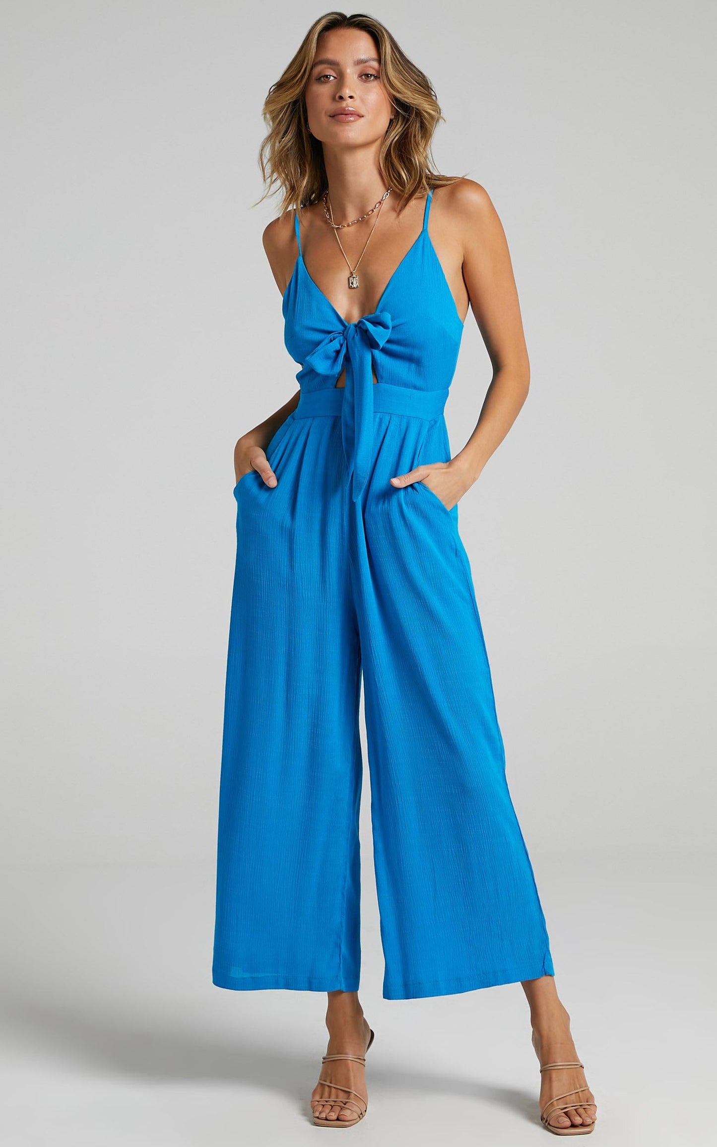 Renewed Jumpsuit in Cobalt