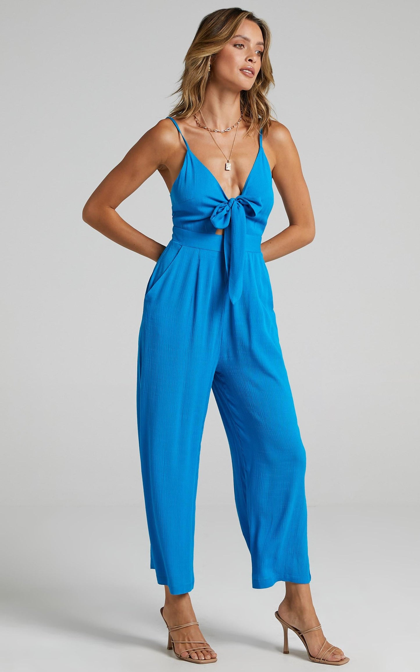 Renewed Jumpsuit in Cobalt