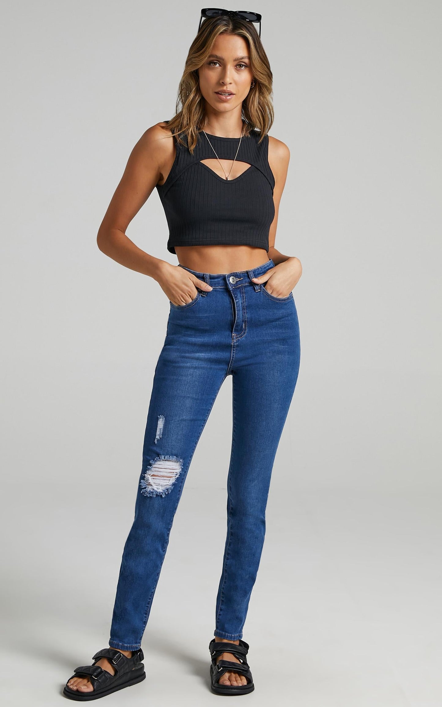 Charlton Jean in Dark Blue Wash