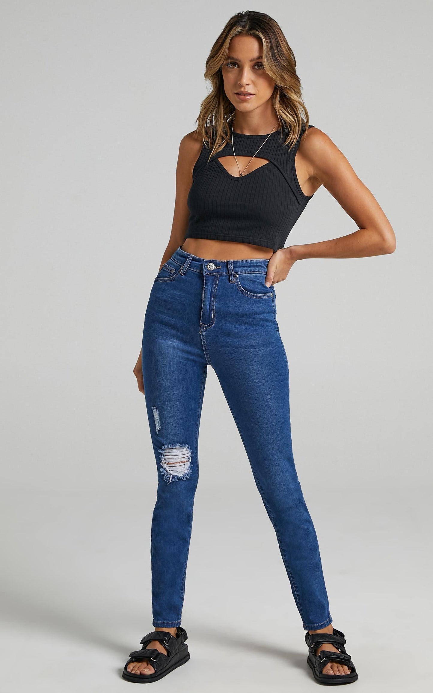Charlton Jean in Dark Blue Wash