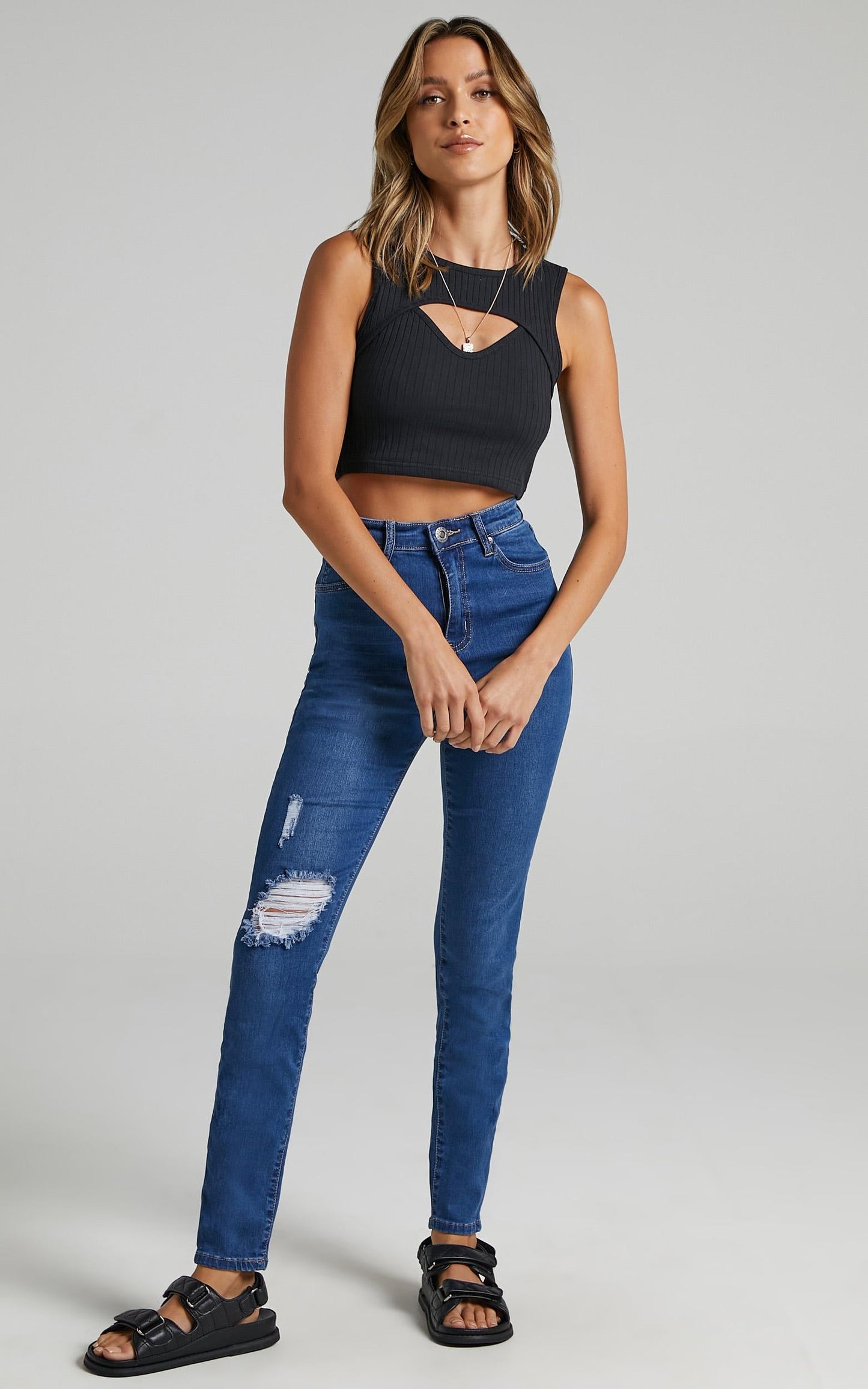 Charlton Jean in Dark Blue Wash